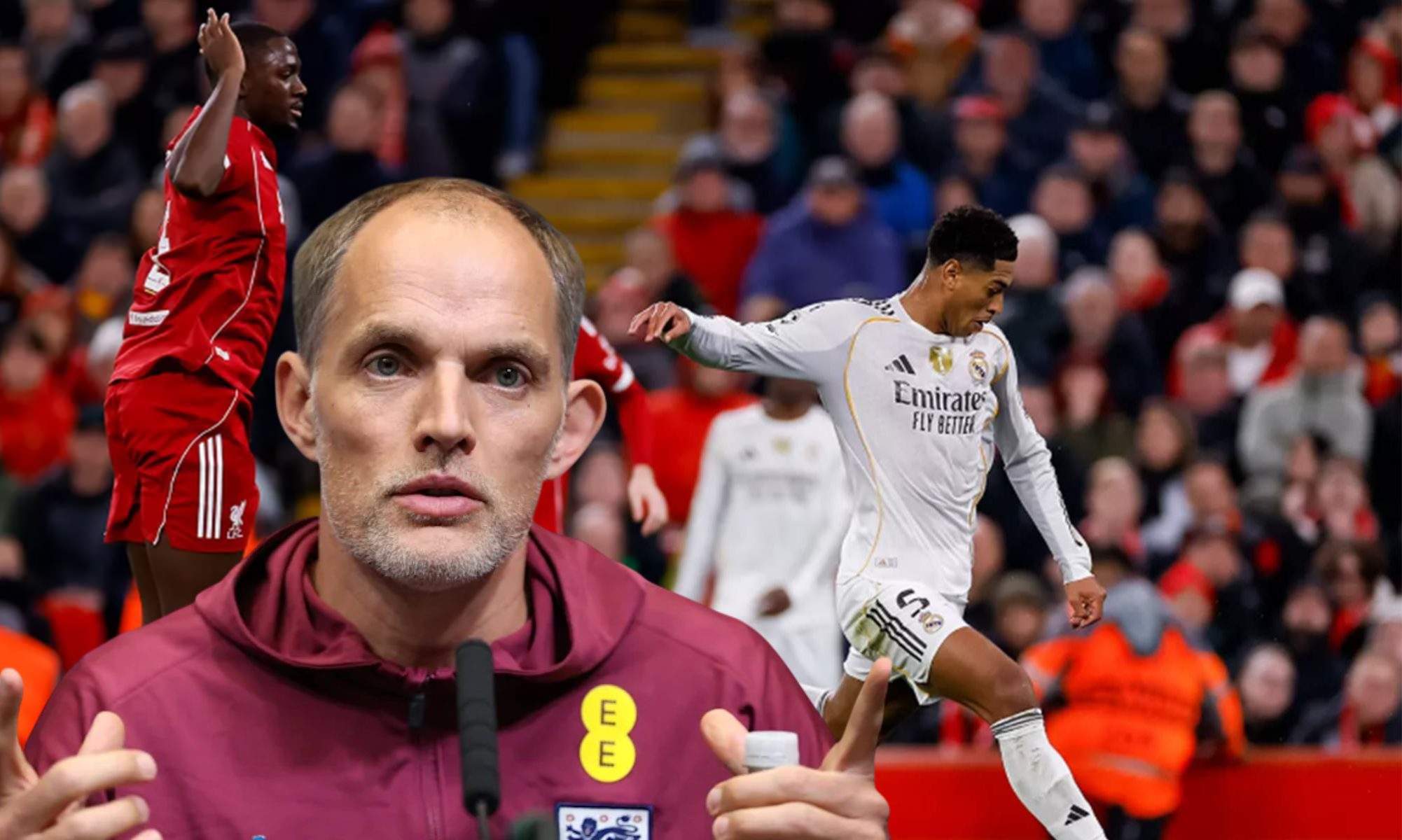 Tuchel sorprende con el cambio de posición de Bellingham