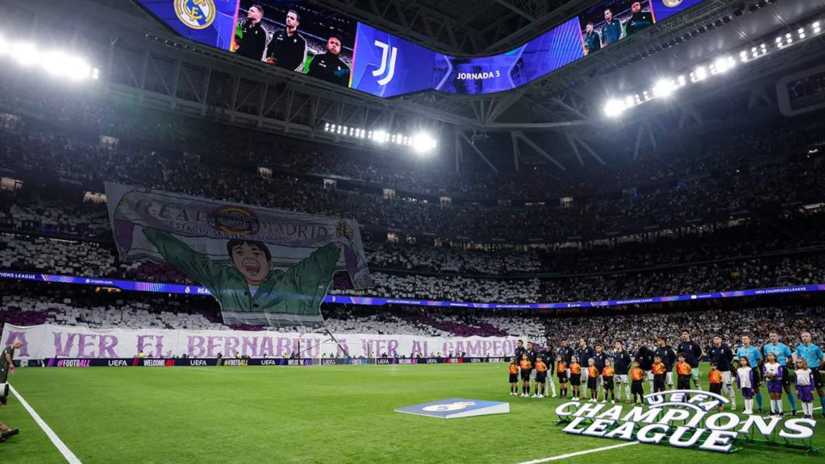 El Bernabéu antes del Real Madrid Juventus El Bernabéu antes del Real Madrid Juventus