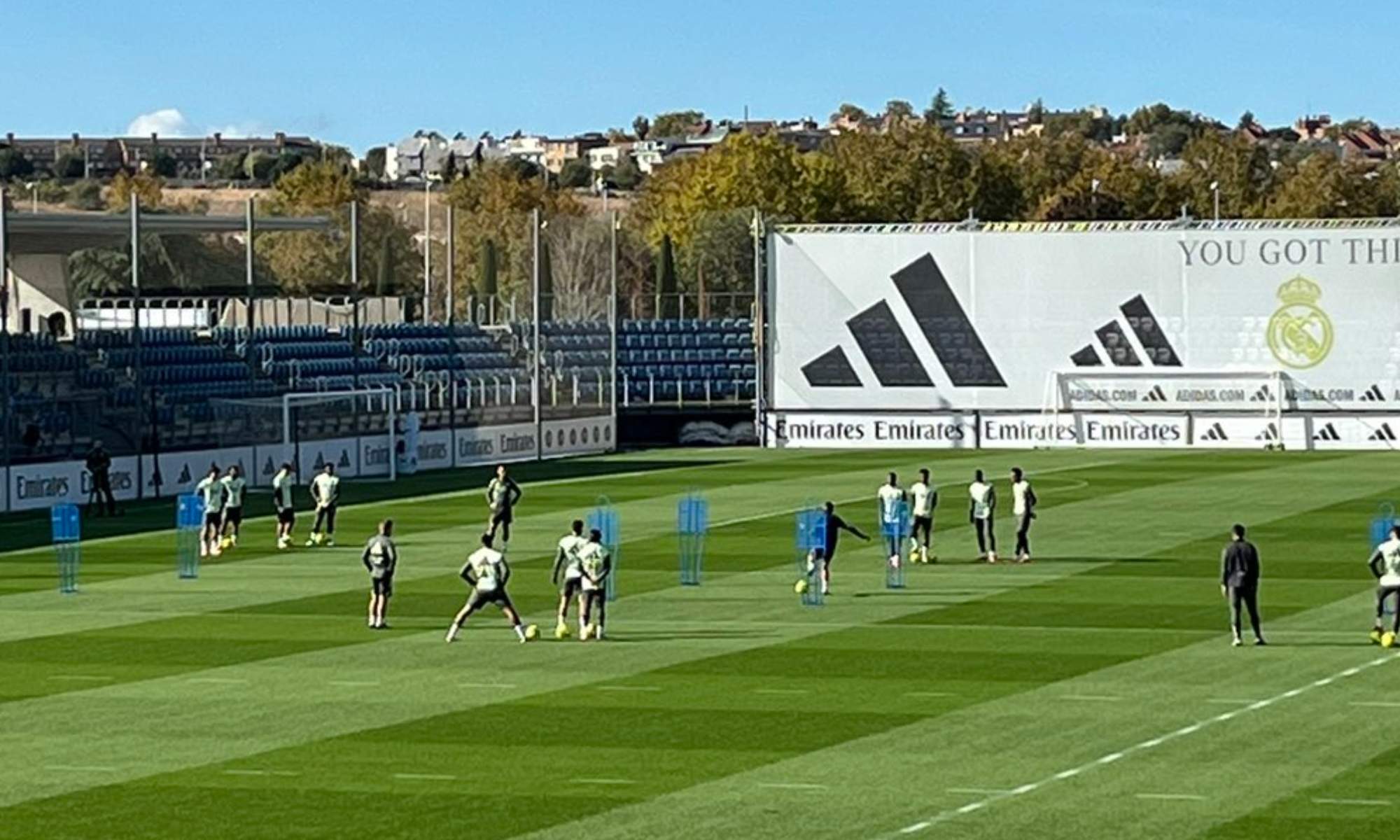 El Real Madrid se entrena en Valdebebas con novedades