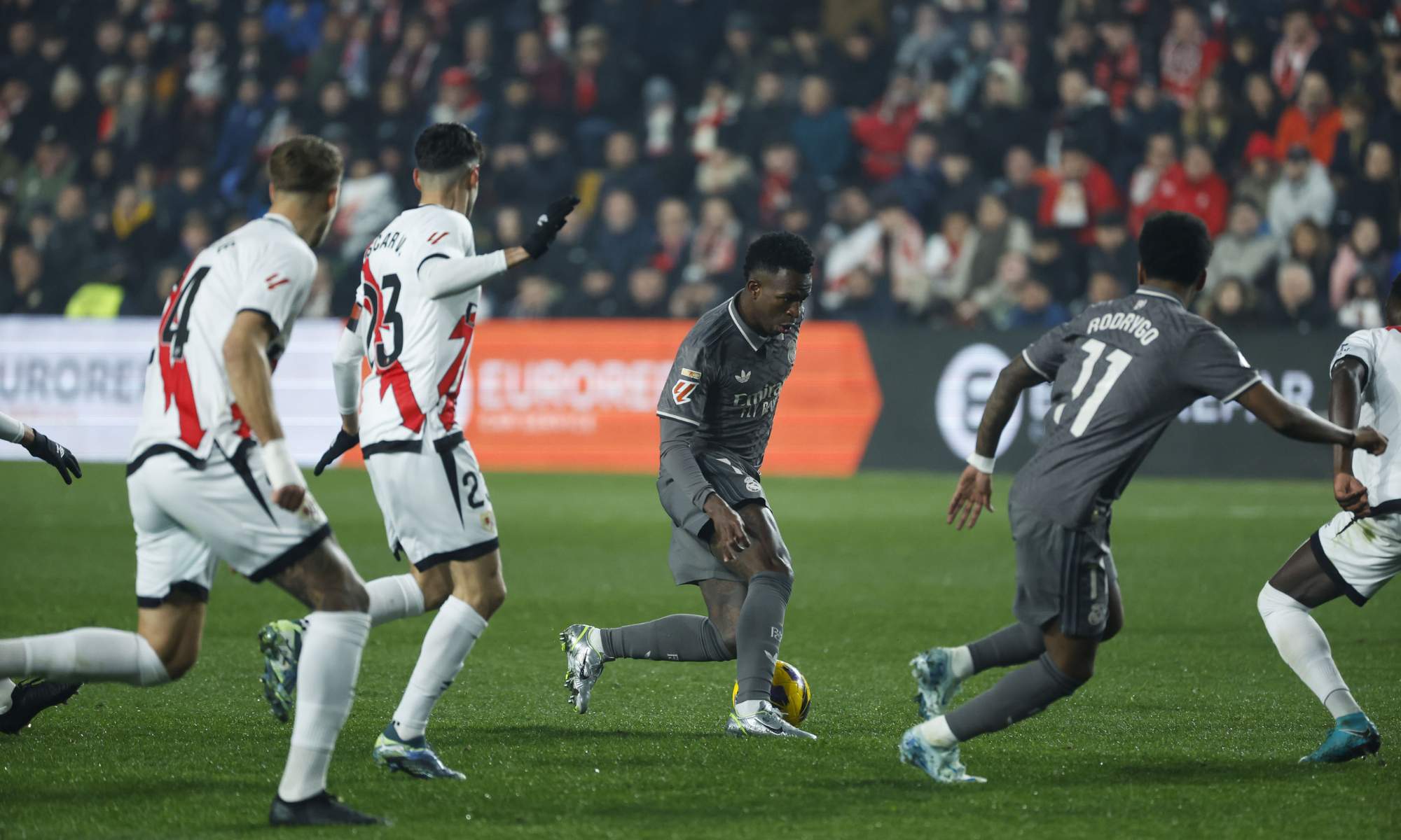 Estos son los últimos resultados del Real Madrid en el estadio de Vallecas