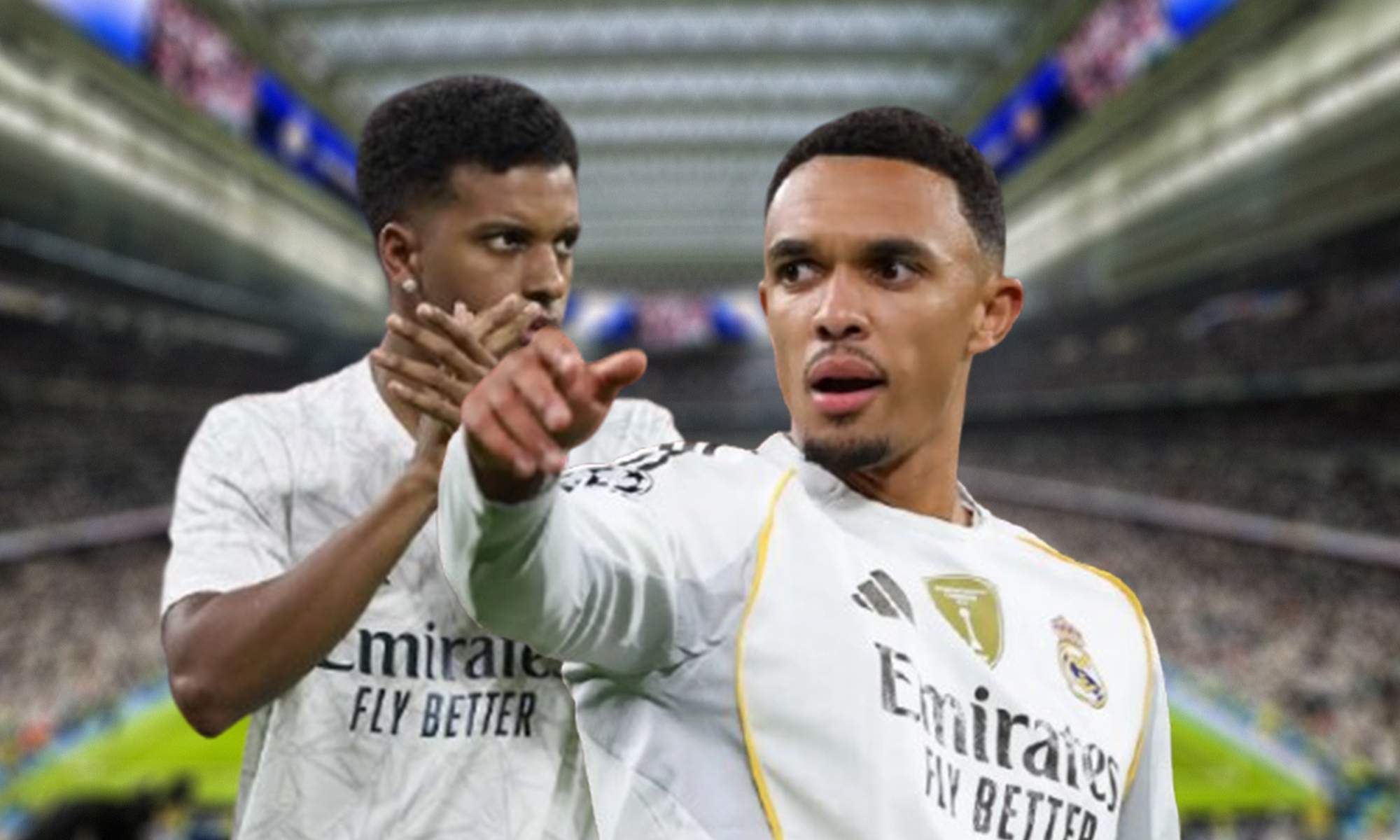 Trent Alexander-Arnold, Rodrygo Goes y el Santiago Bernabéu.