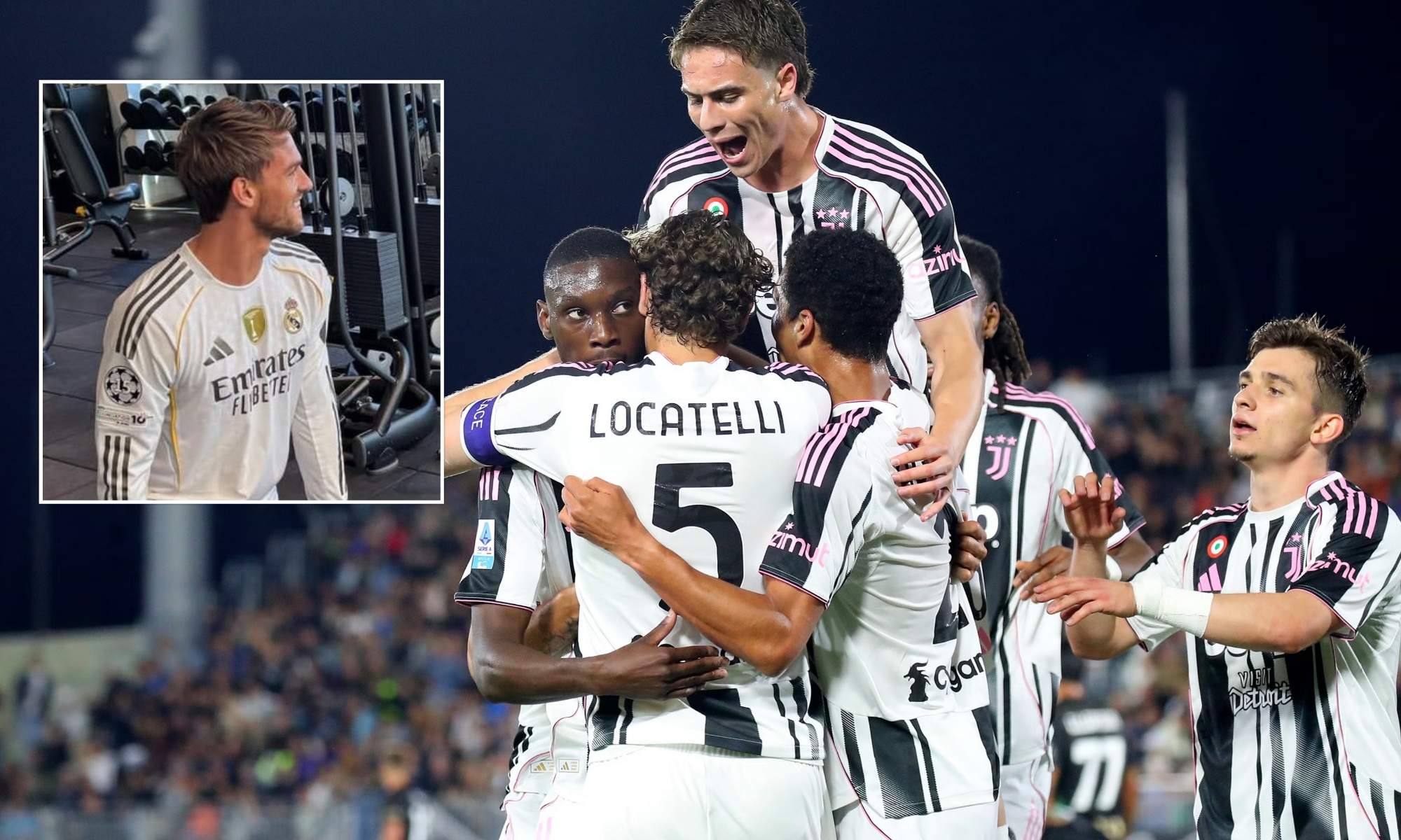 El jugador de la Juventus sube su foto con la camiseta del Madrid: piden su marcha