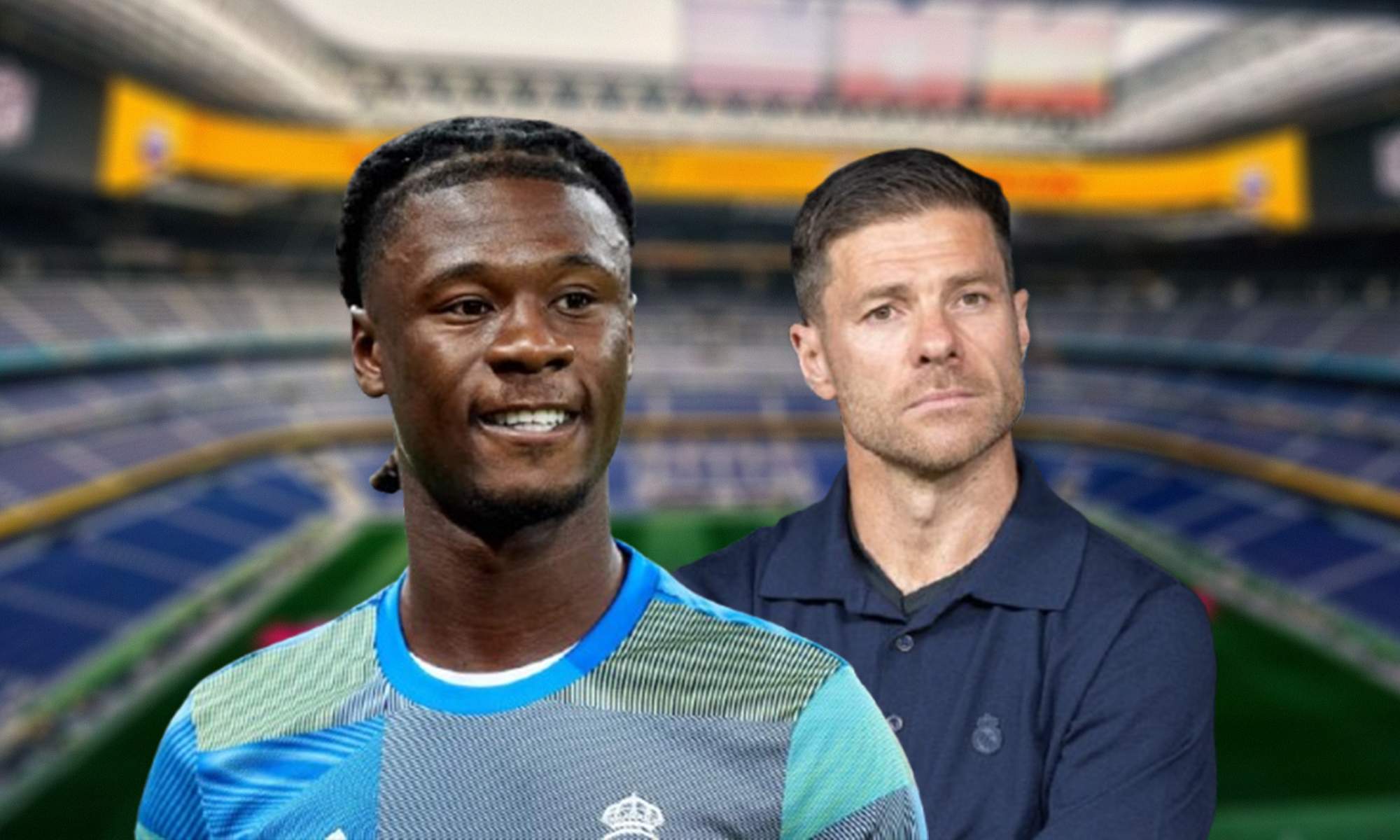 Eduardo Camavinga, Xabi Alonso y el Santiago Bernabéu.