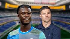 Eduardo Camavinga, Xabi Alonso y el Santiago Bernabéu. Eduardo Camavinga, Xabi Alonso y el Santiago Bernabéu.