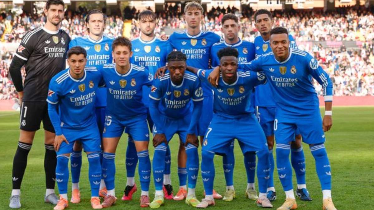 Once del Real Madrid en Vallecas