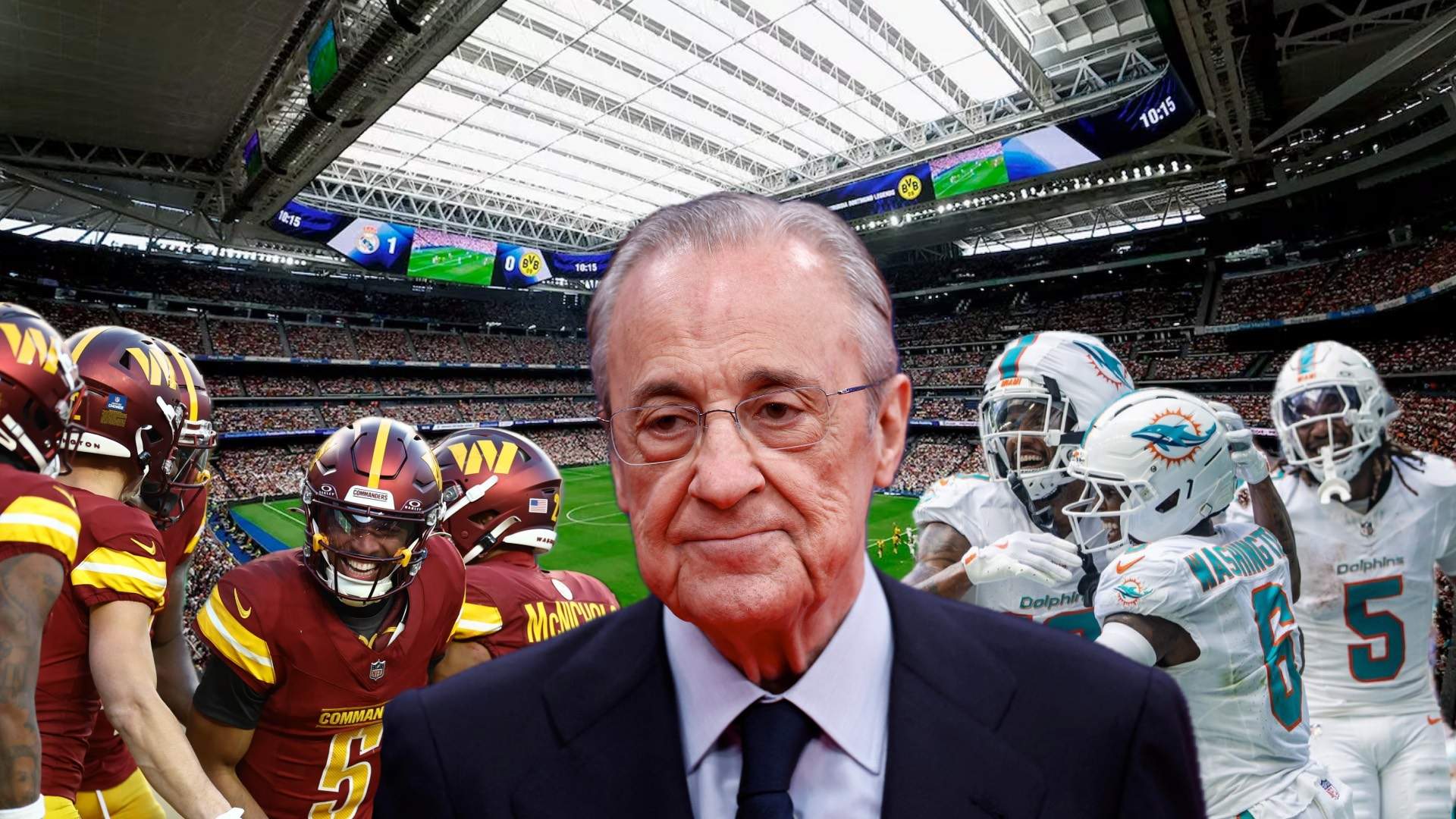 Cuánto dinero gana el Real Madrid por dejar el Bernabéu a la NFL en el Dolphins – Commanders