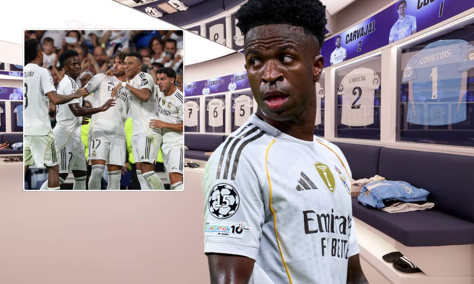Varios jugadores del Real Madrid alucinan con lo de Vinicius: "Es una vergüenza"