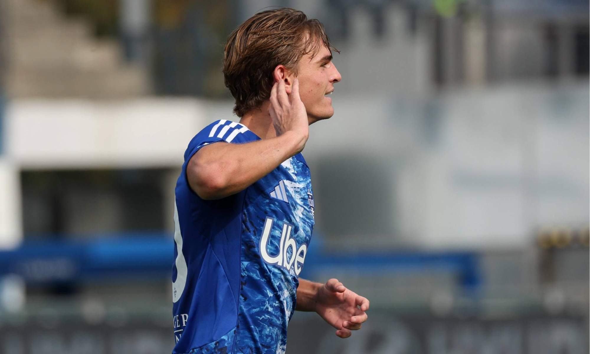 Nico Paz, celebrando un gol durante un partido de esta campaña con el Como. Nico Paz, celebrando un gol durante un partido de esta campaña con el Como.