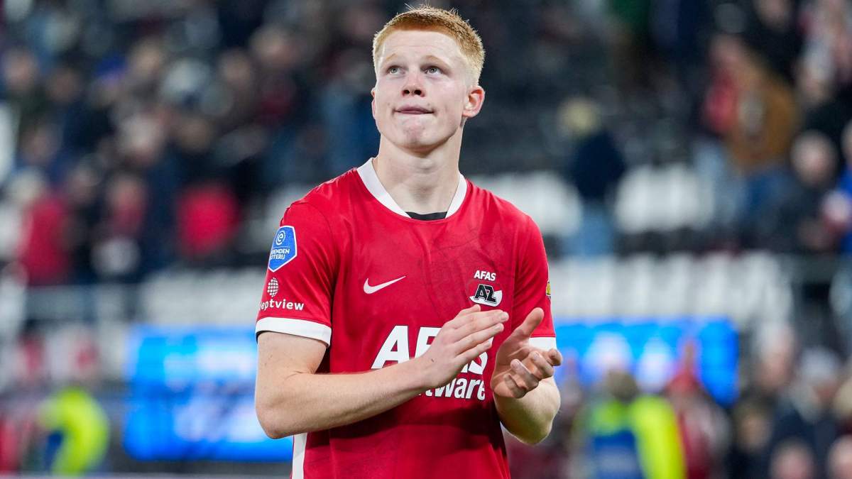 Kees Smit jugando un partido con el AZ Alkmaar Kees Smit jugando un partido con el AZ Alkmaar