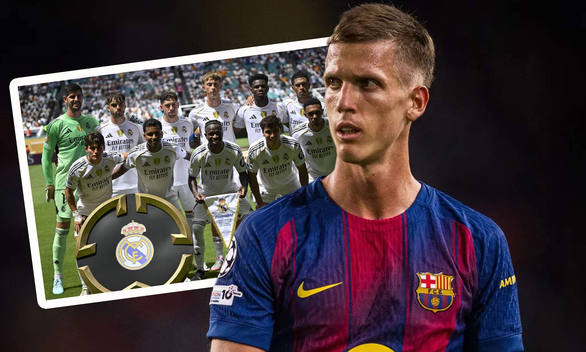 Dani Olmo con plantilla Real Madrid