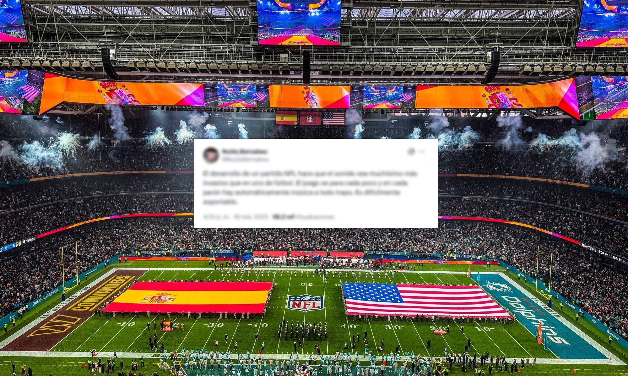El llanto de Ruido Bernabéu por el partido de NFL: "Es insoportable, en el fútbol no..."