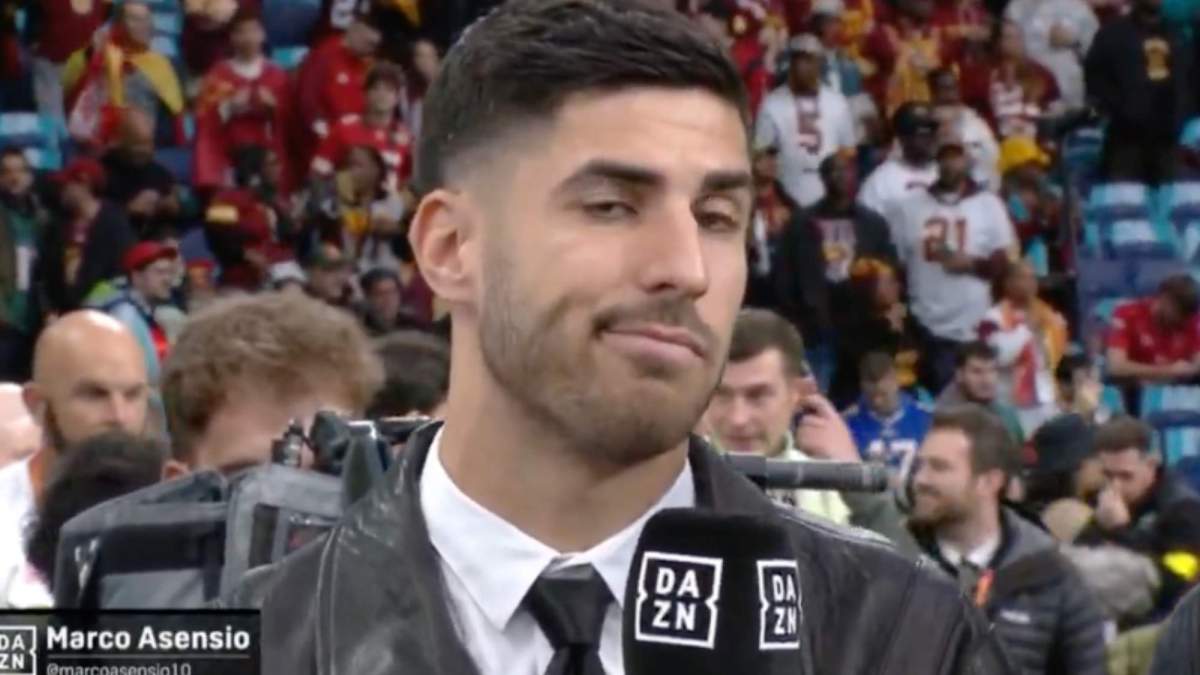 Marco Asensio en el Bernabéu