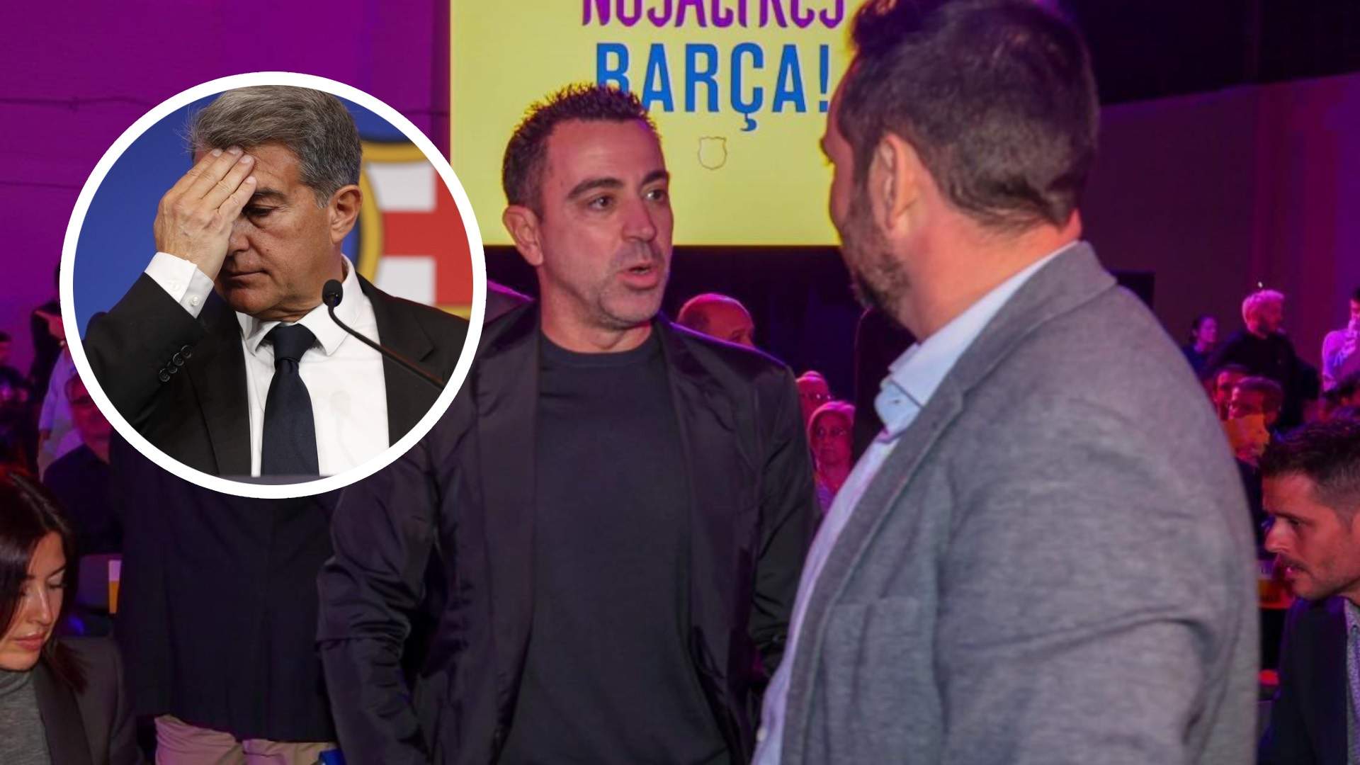 Tormenta en Barcelona: Xavi se va con Víctor Font, el que quiere echar a Laporta