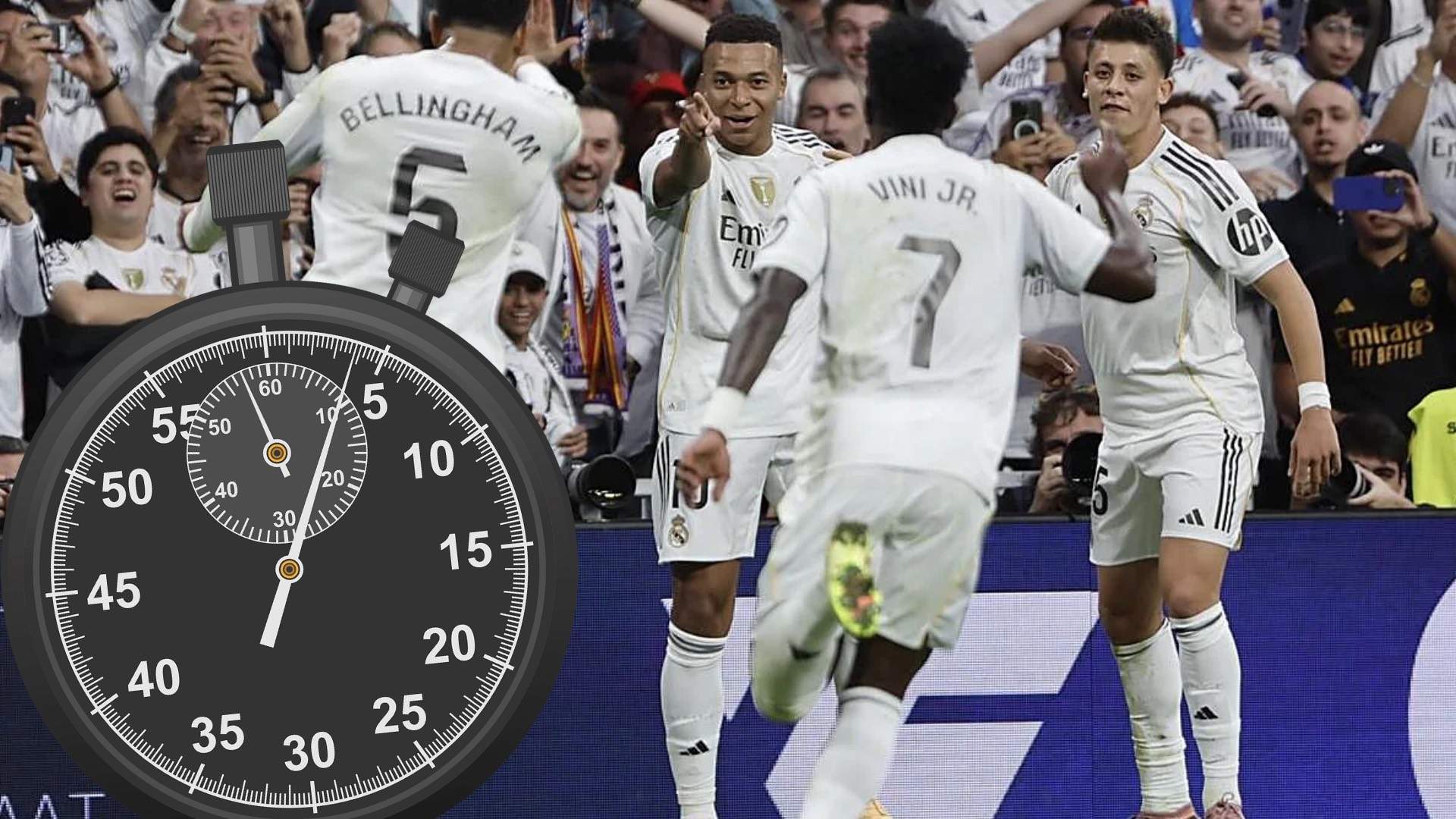 Los 5 jugadores del Real Madrid que más minutos han jugado: Mbappé es segundo