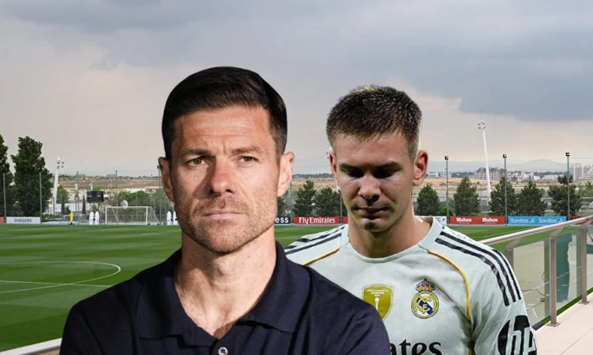 Xabi Alonso, Franco Mastantuono y un campo de entrenamiento de Valdebebas.