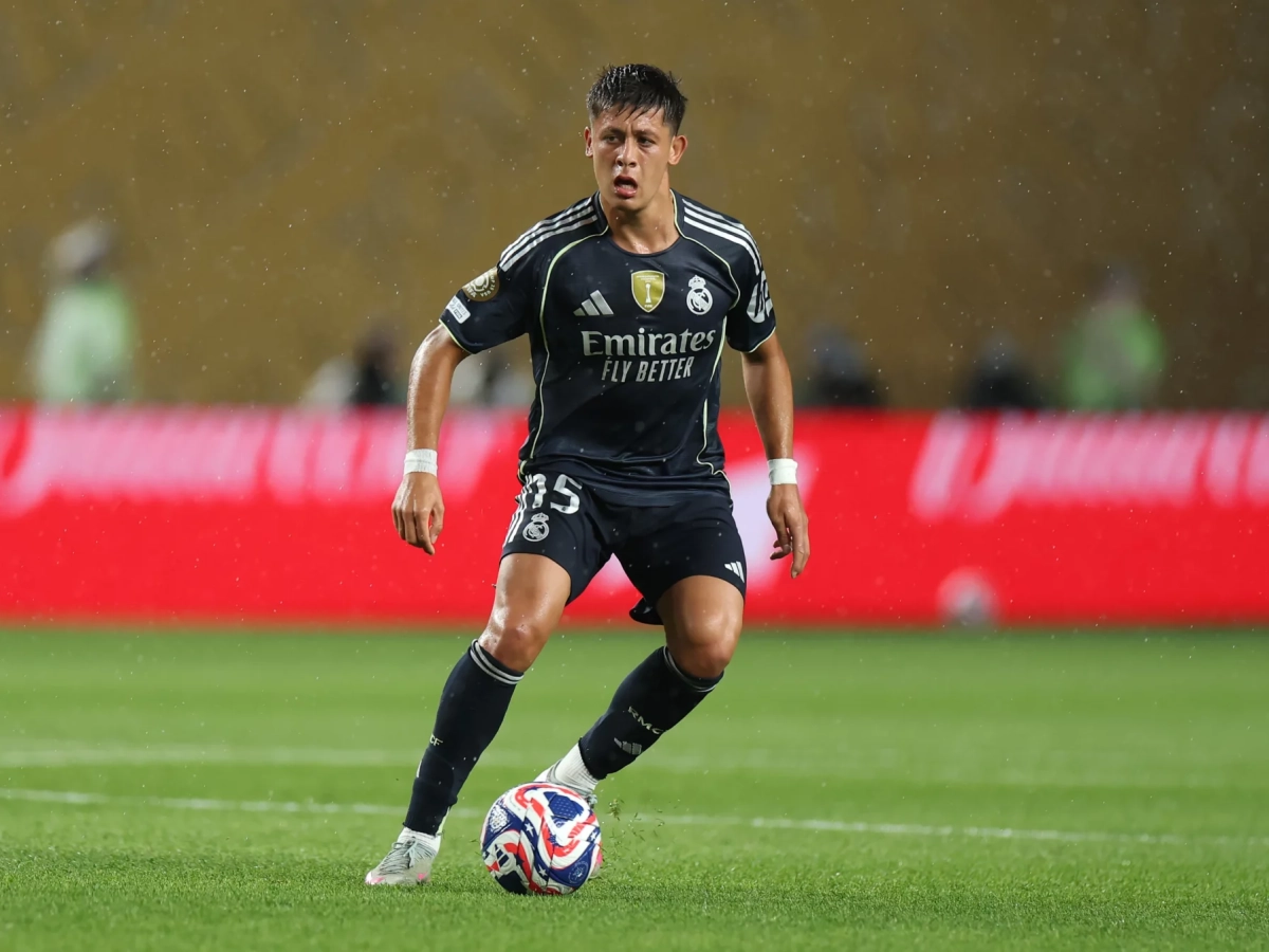 Arda Güler durante un partido del Real Madrid. Arda Güler durante un partido del Real Madrid.