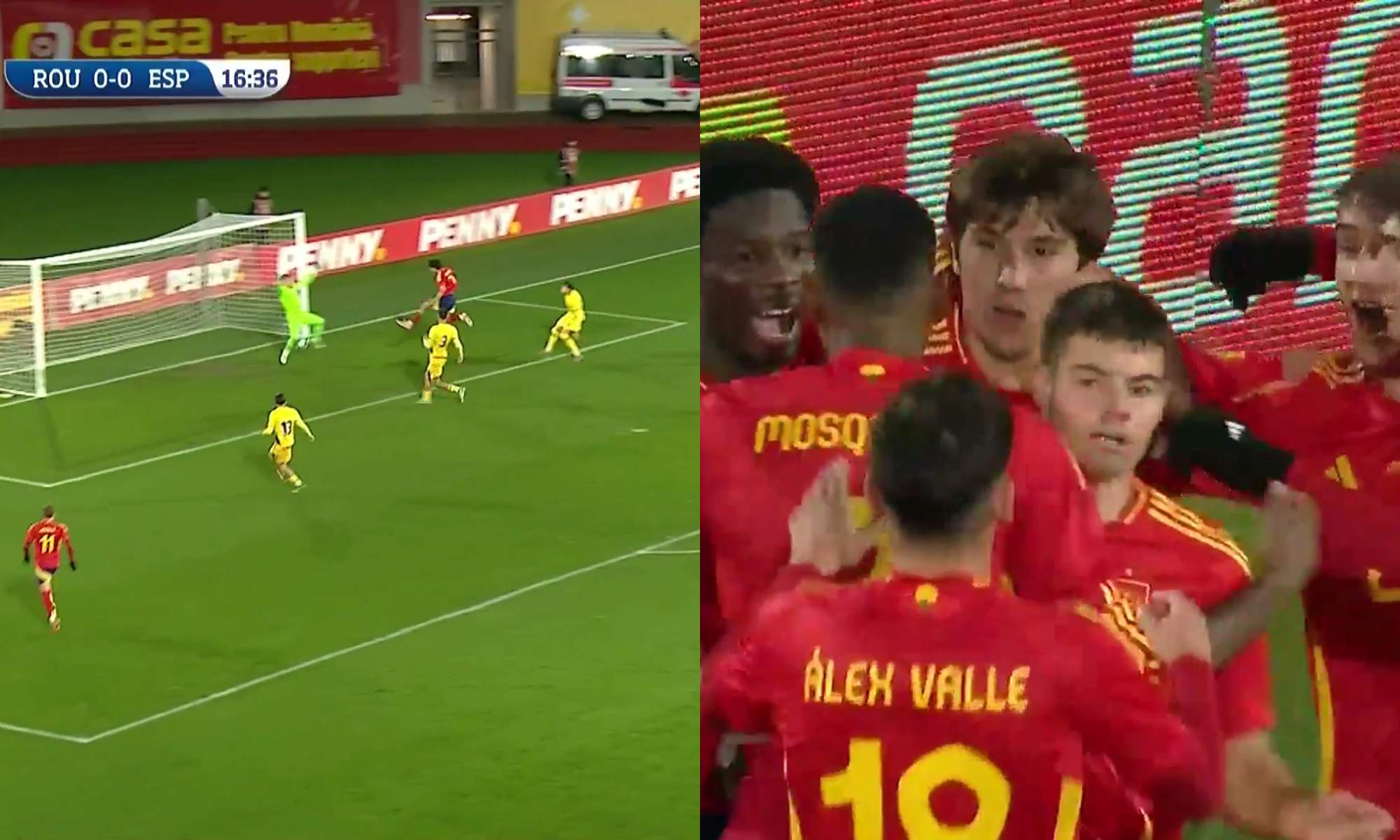 Gonzalo García abre la lata en el partido de España sub-21