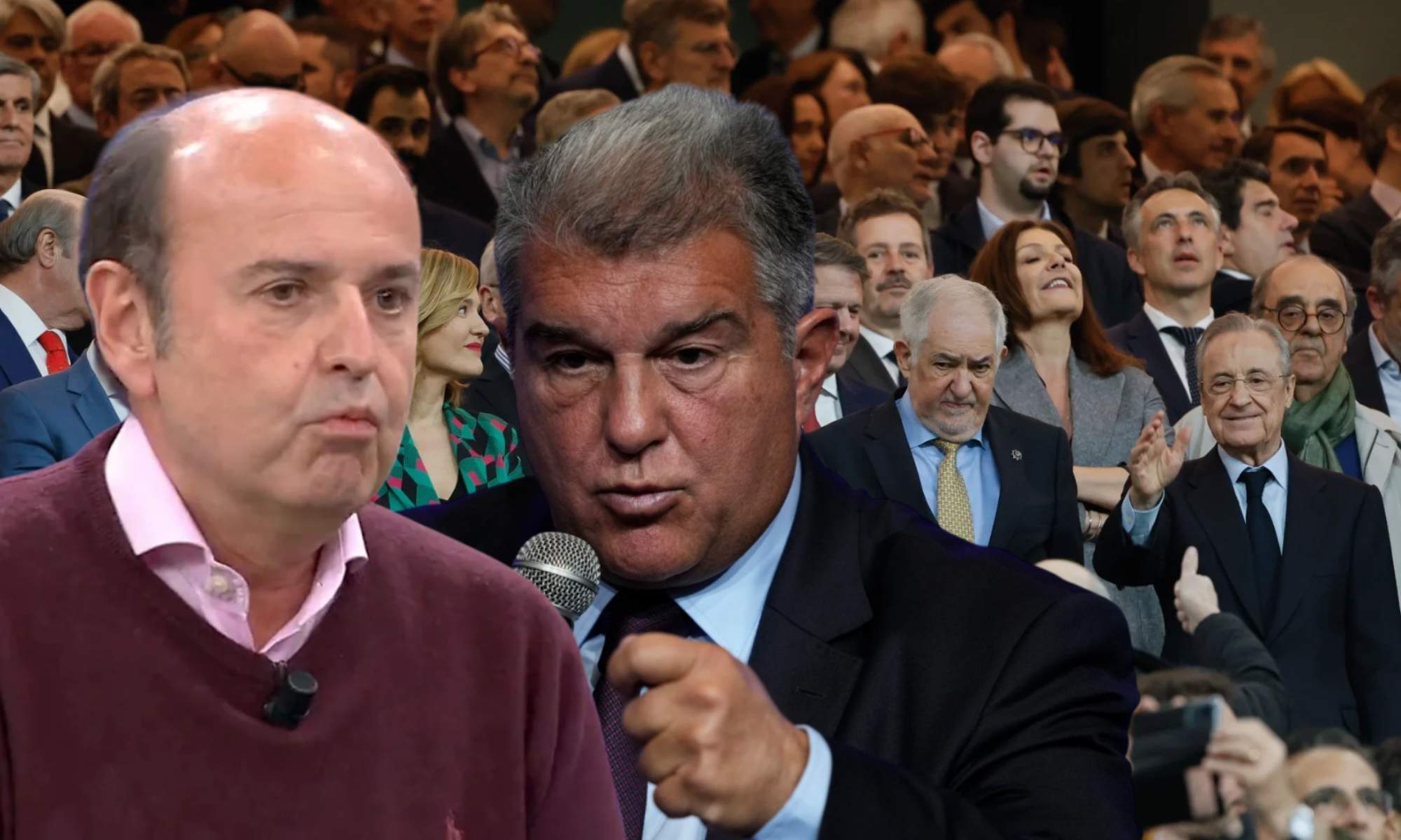 Juanma Rodríguez le ha replicado a Joan Laporta después de que éste se manifestara sobre el palco del Real Madrid.