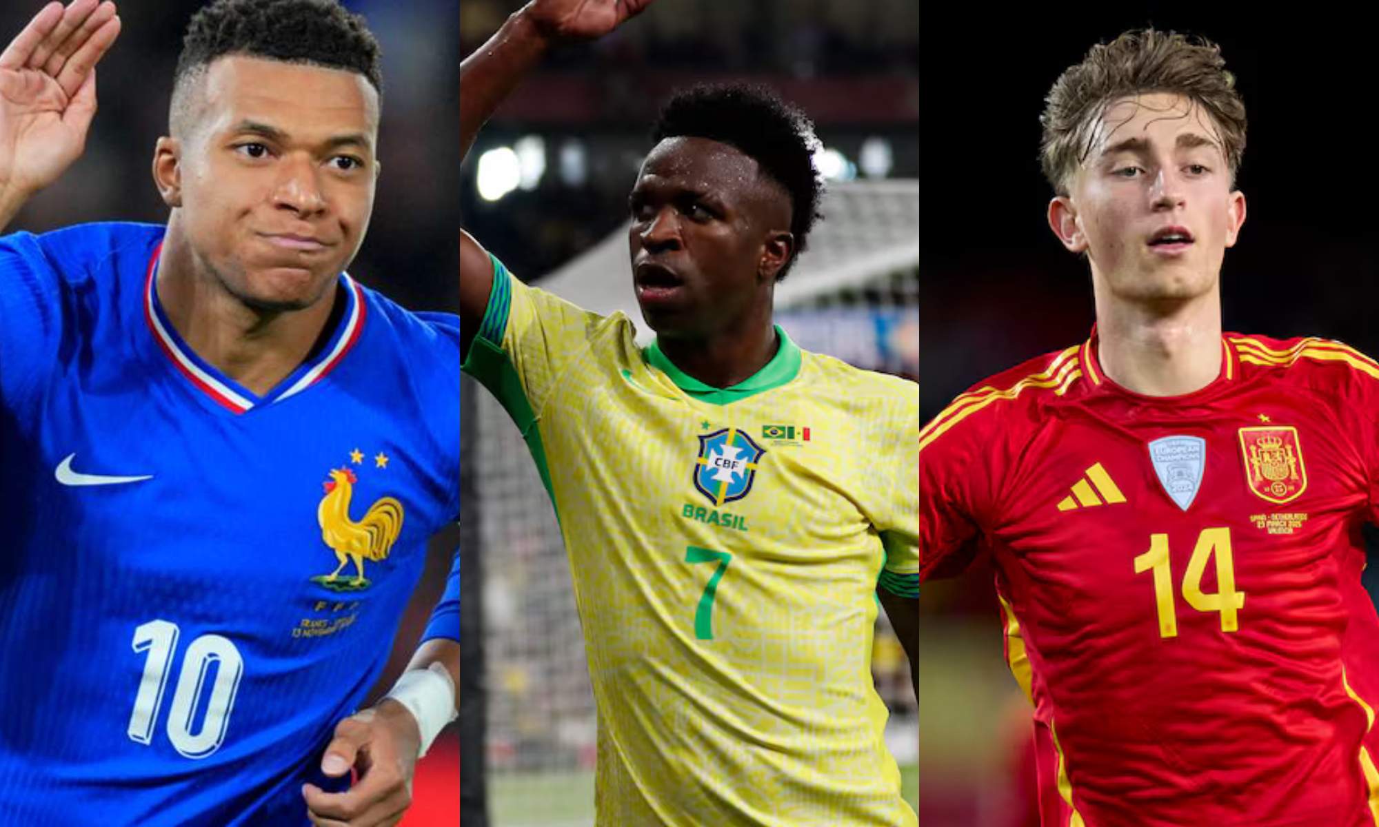 Kylian Mbappé, Vinicius Junior y Dean Huijsen son algunos de los futbolistas internacionales del Real Madrid que jugarán el Mundial de 2026.