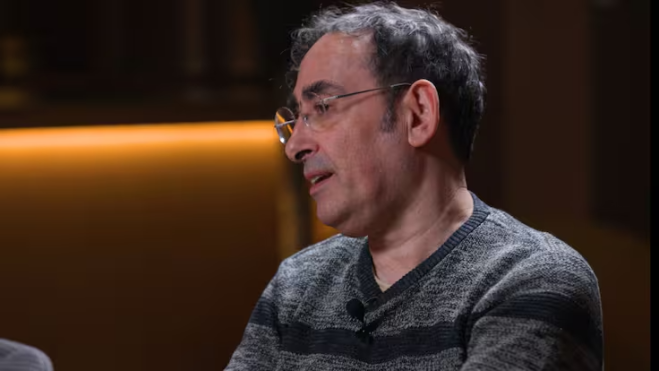 Iturralde dando una opinión en una entrevista.