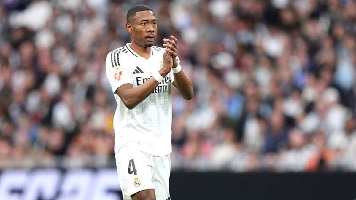 David Alaba en el Santiago Bernabéu. David Alaba en el Santiago Bernabéu.
