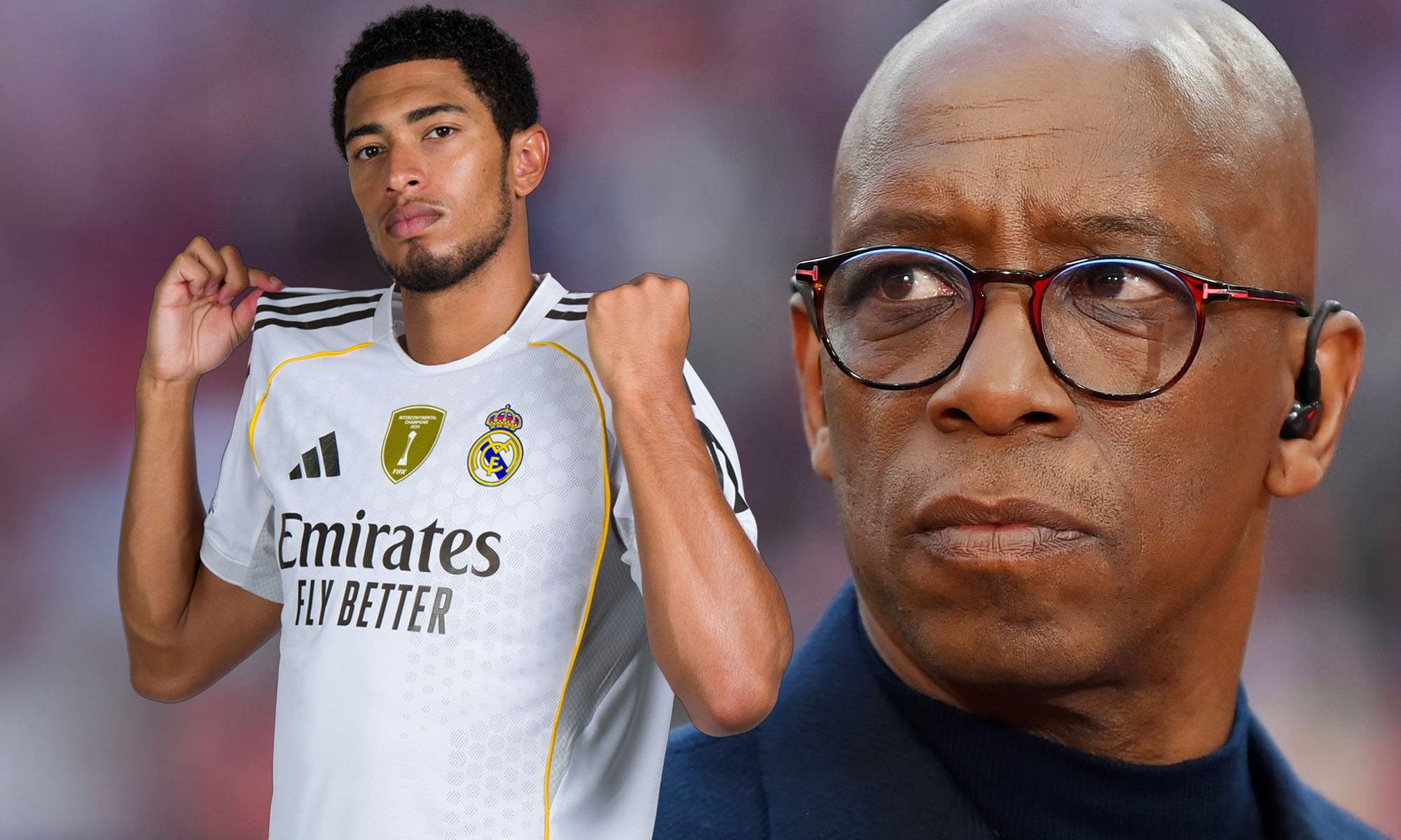 Ian Wright y Jude Bellingham