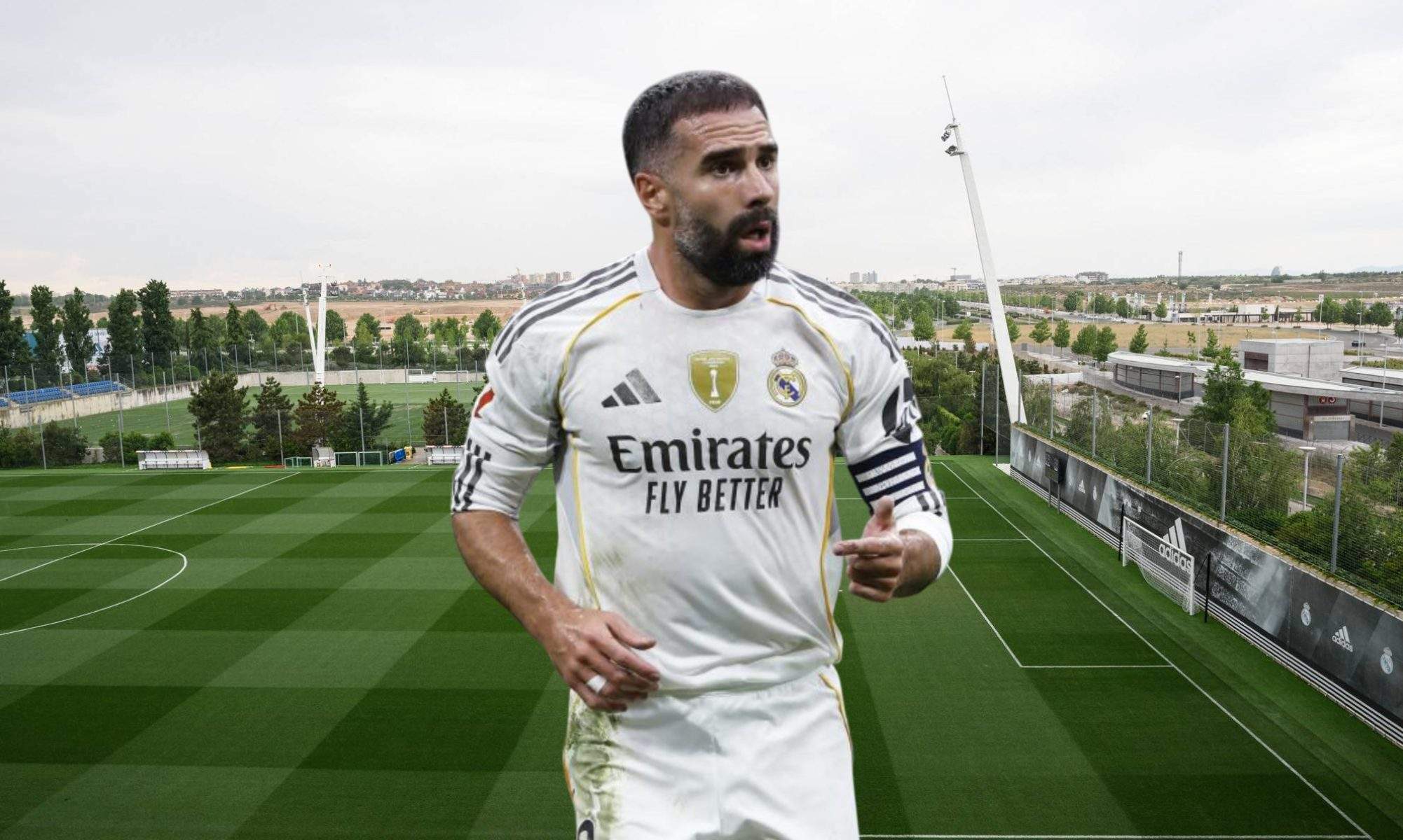 El Real Madrid asume la fecha de regreso de Carvajal