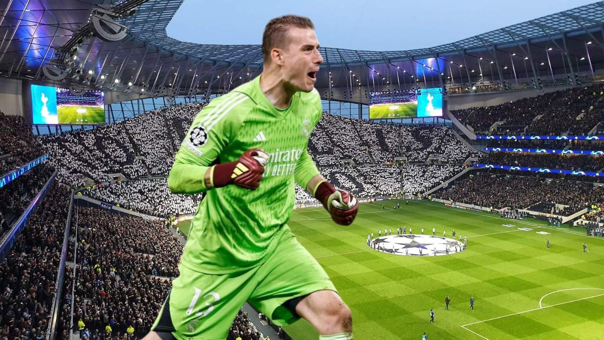 Estadio del Tottenham y Lunin