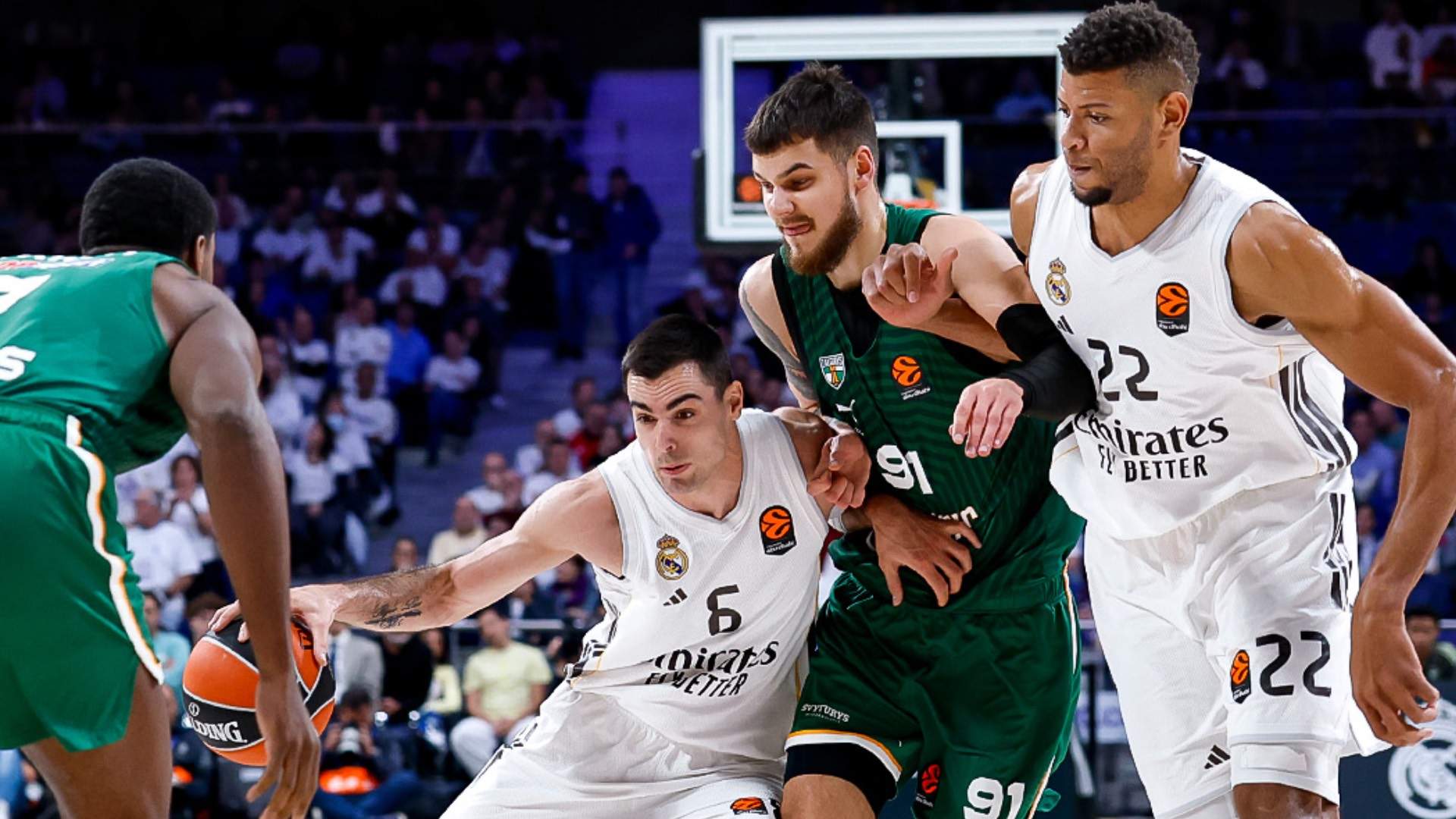 El Real Madrid se queda con la victoria ante el Zalgiris en un final de infarto