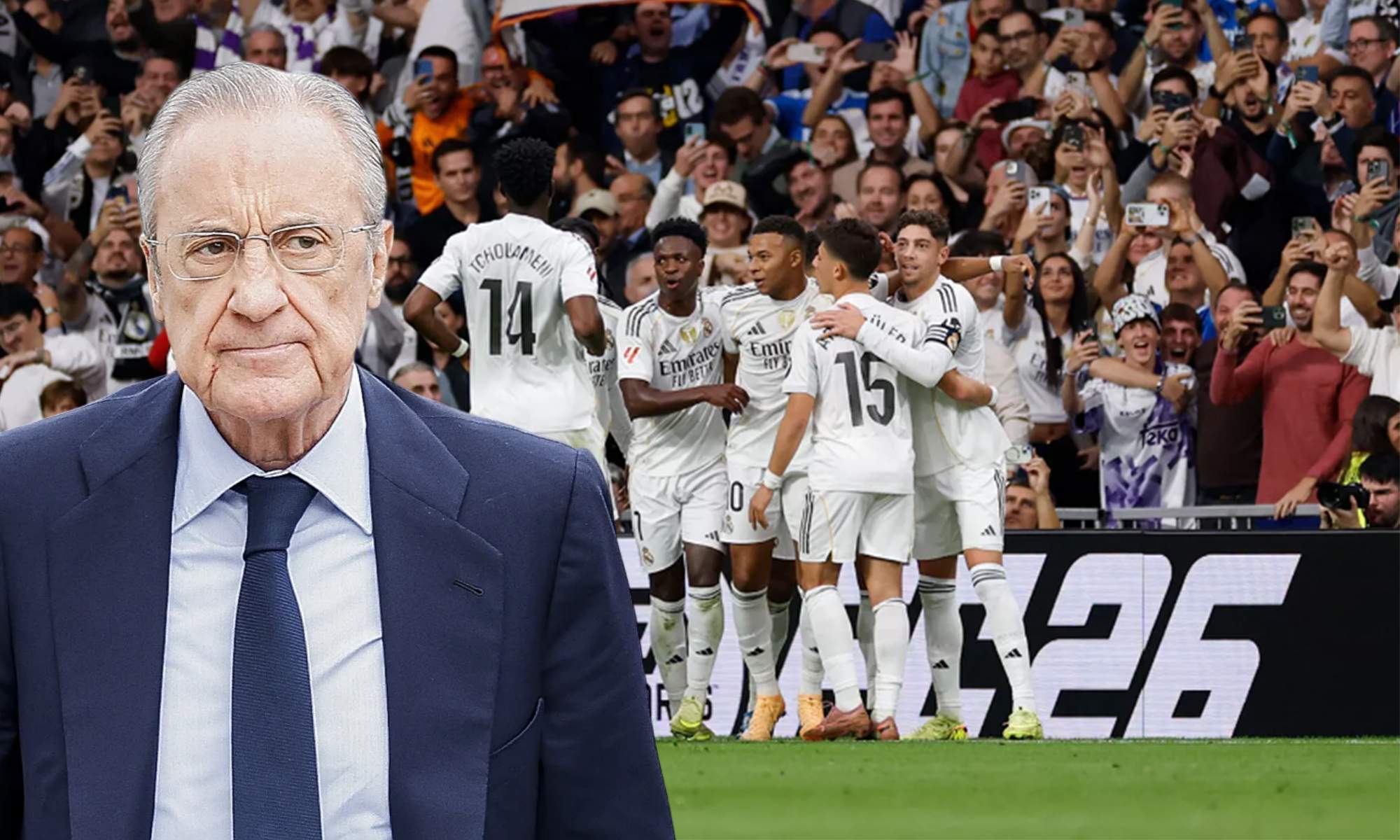 Florentino Pérez podría haber decidido qué hacer con el futuro de un jugador del Real Madrid.