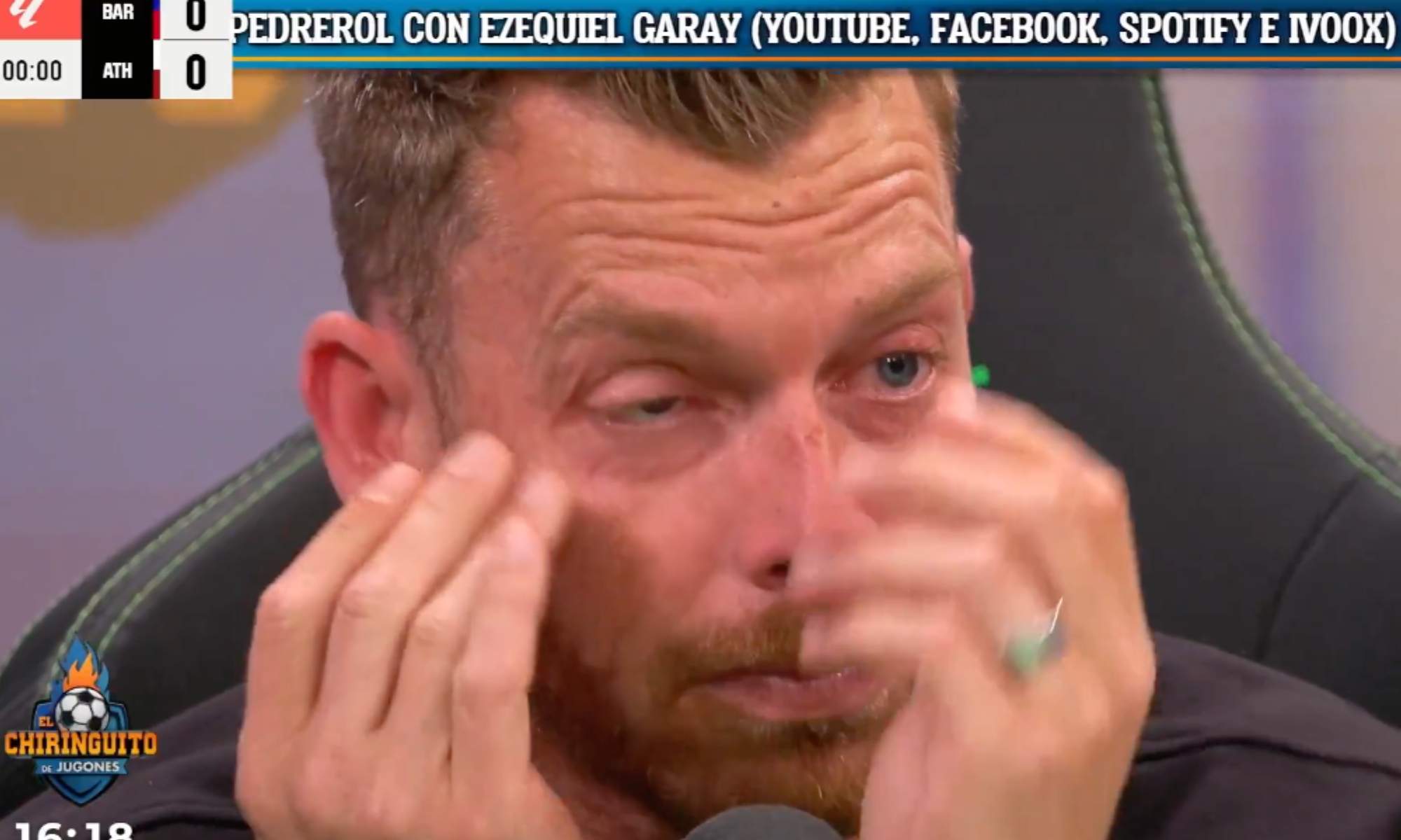 Jota Jordi se ha emocionado con el regreso del Barça al Camp Nou.