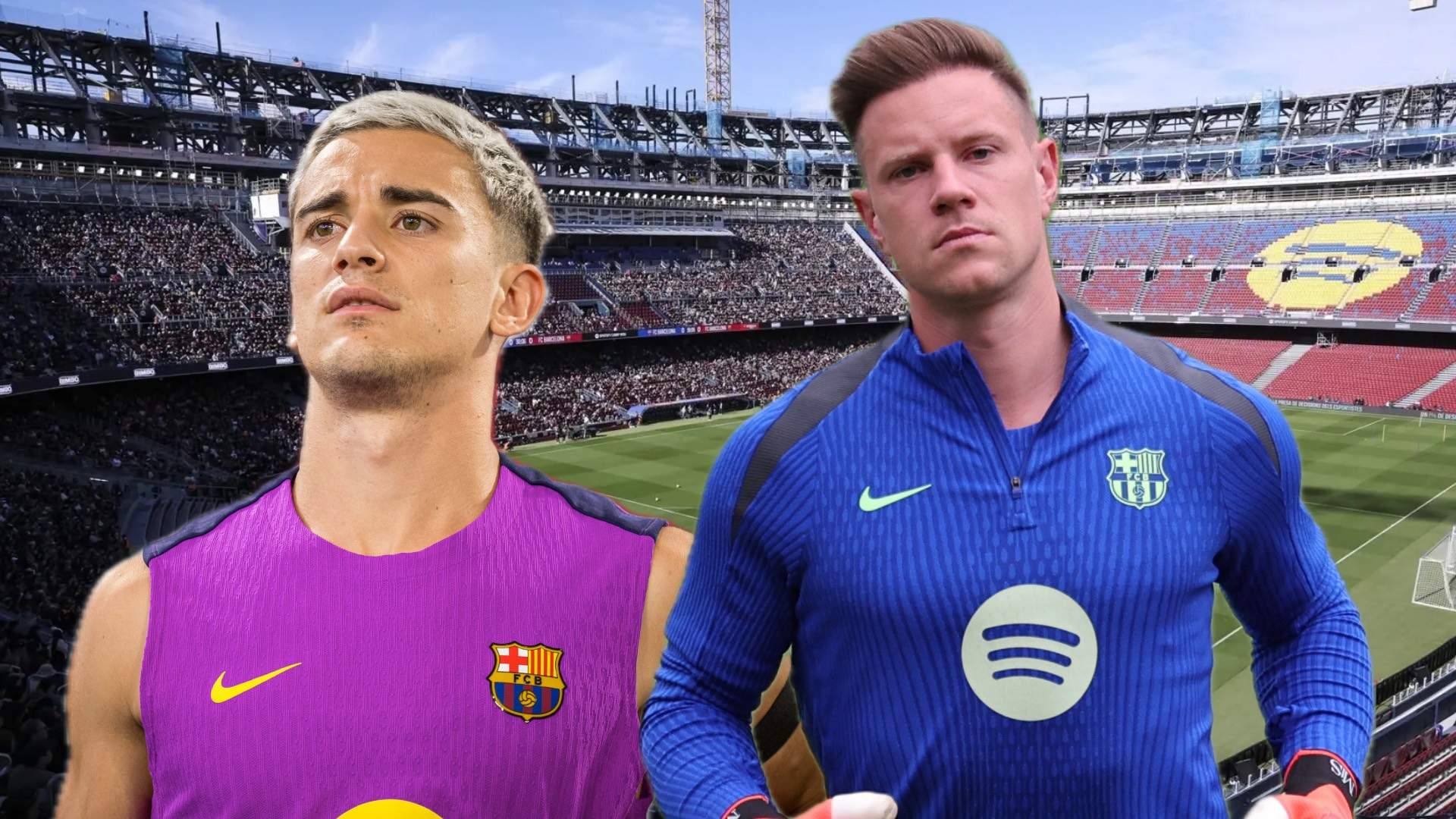 Mal rollo en el vestuario del Barcelona entre Gavi y Ter Stegen