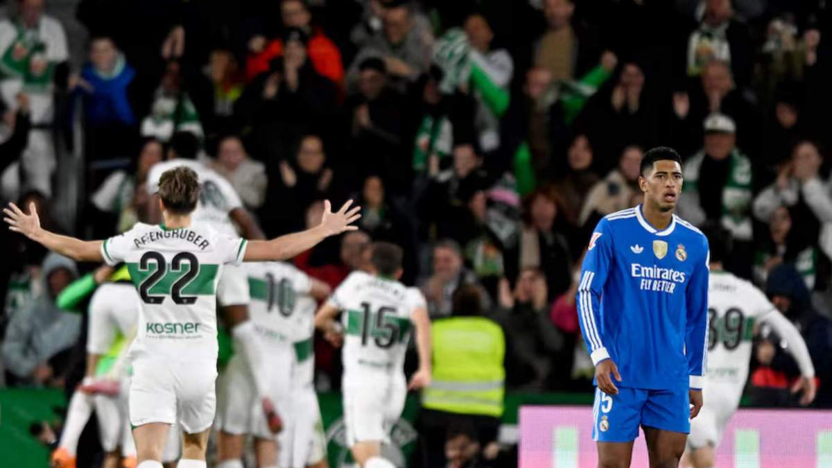 Gol del Elche ante el Real Madrid