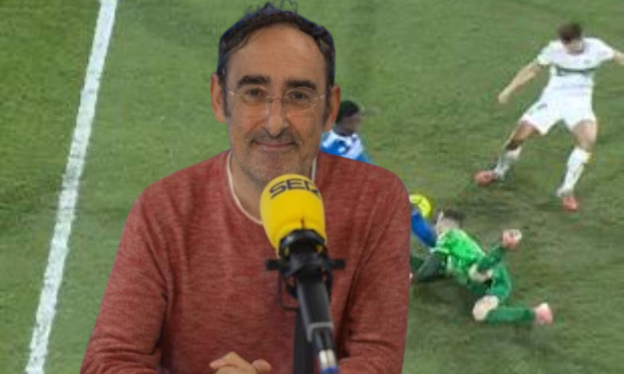 Iturralde hace el ridículo por esta acción entre Vinicius e Iñaki Peña