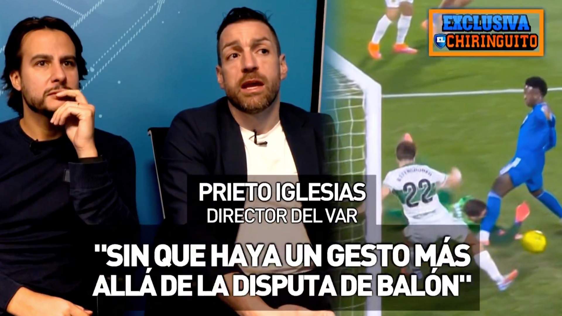 El VAR y su jefe sentencian la acción de Vinicius con Iñaki Peña: "Es un golpe..." 