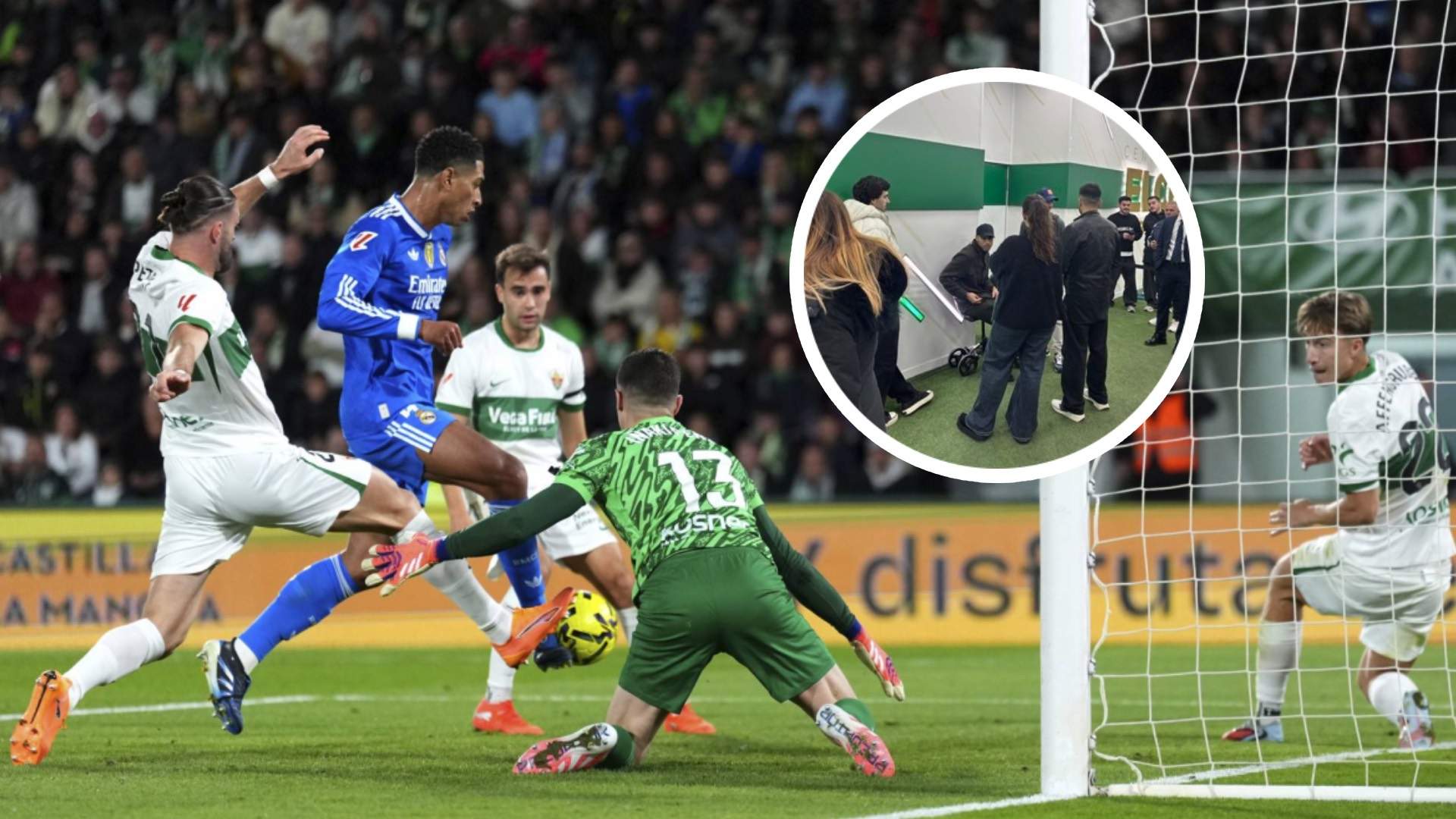 Su agente le coloca en el Real Madrid: el jugador estuvo en Elche viendo el partido 