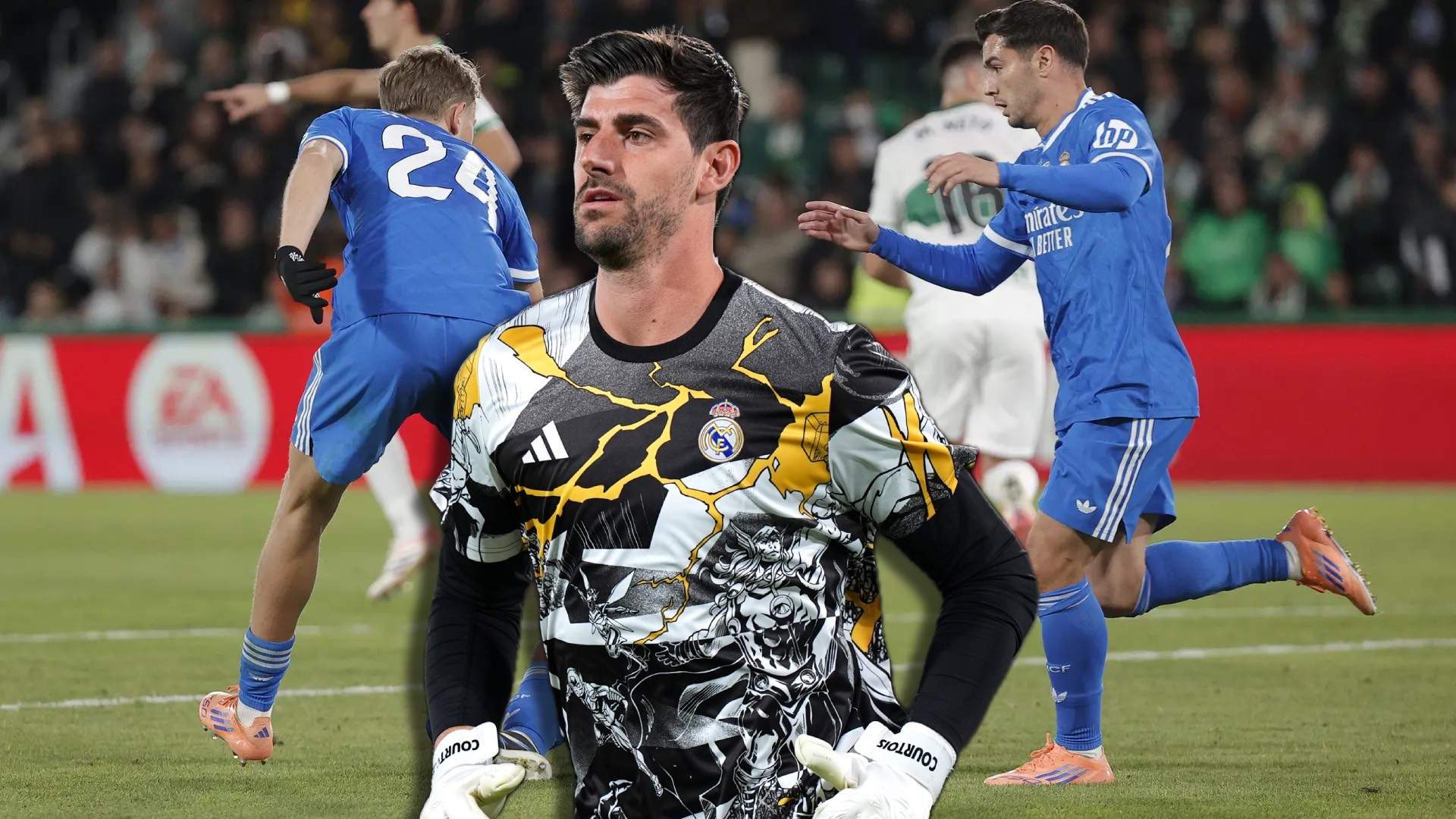 Courtois acabó molesto con varios compañeros: les leyó la cartilla en el vestuario