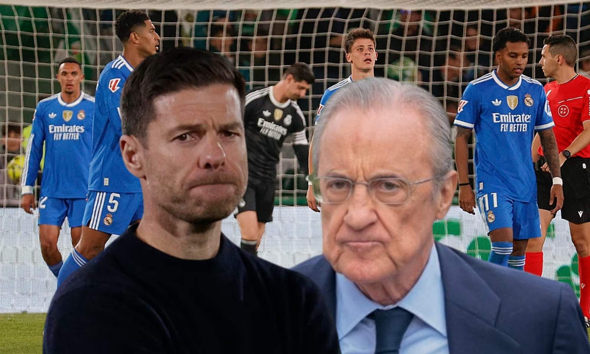 Florentino Pérez no entendió parte del planteamiento de Xabi Alonso en el encuentro contra el Elche.