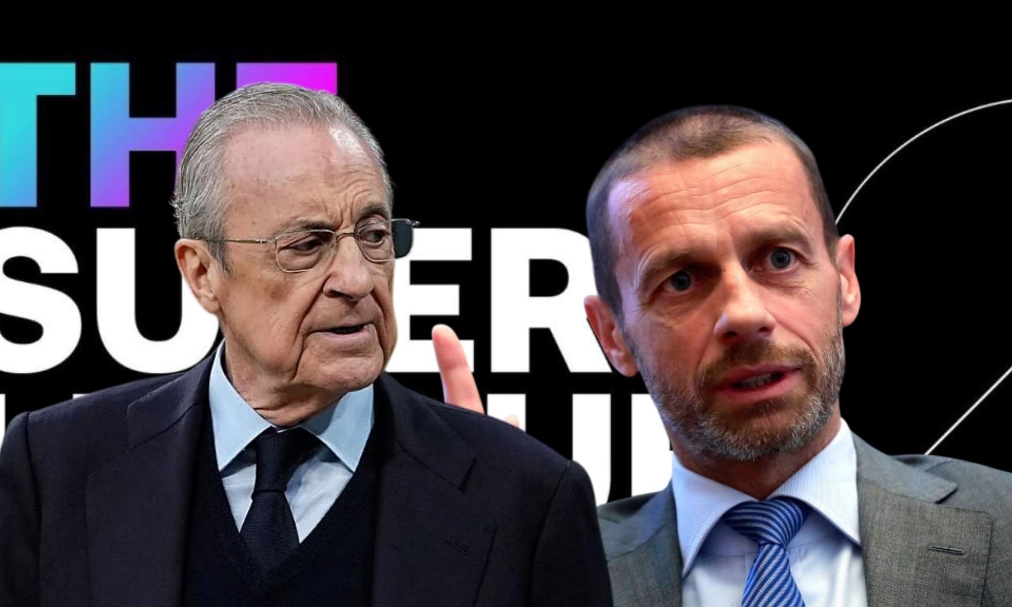 Florentino Pérez va a por todas contra Aleksander Ceferin y pedirá una importante indemnización a la UEFA por el veto a la Superliga.