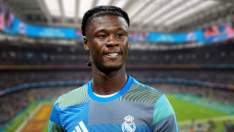 Eduardo Camavinga y el Santiago Bernabéu. Eduardo Camavinga y el Santiago Bernabéu.