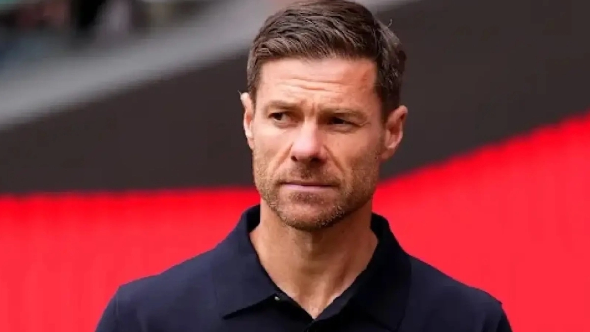 Xabi Alonso en un partido del Real Madrid.