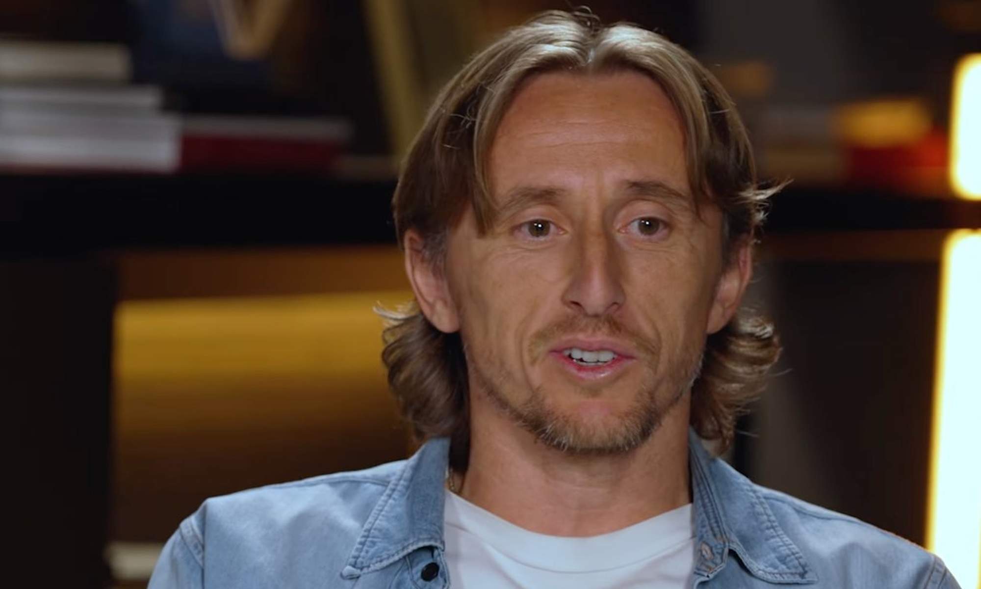 Luka Modric hablando del Real Madrid en una entrevista.