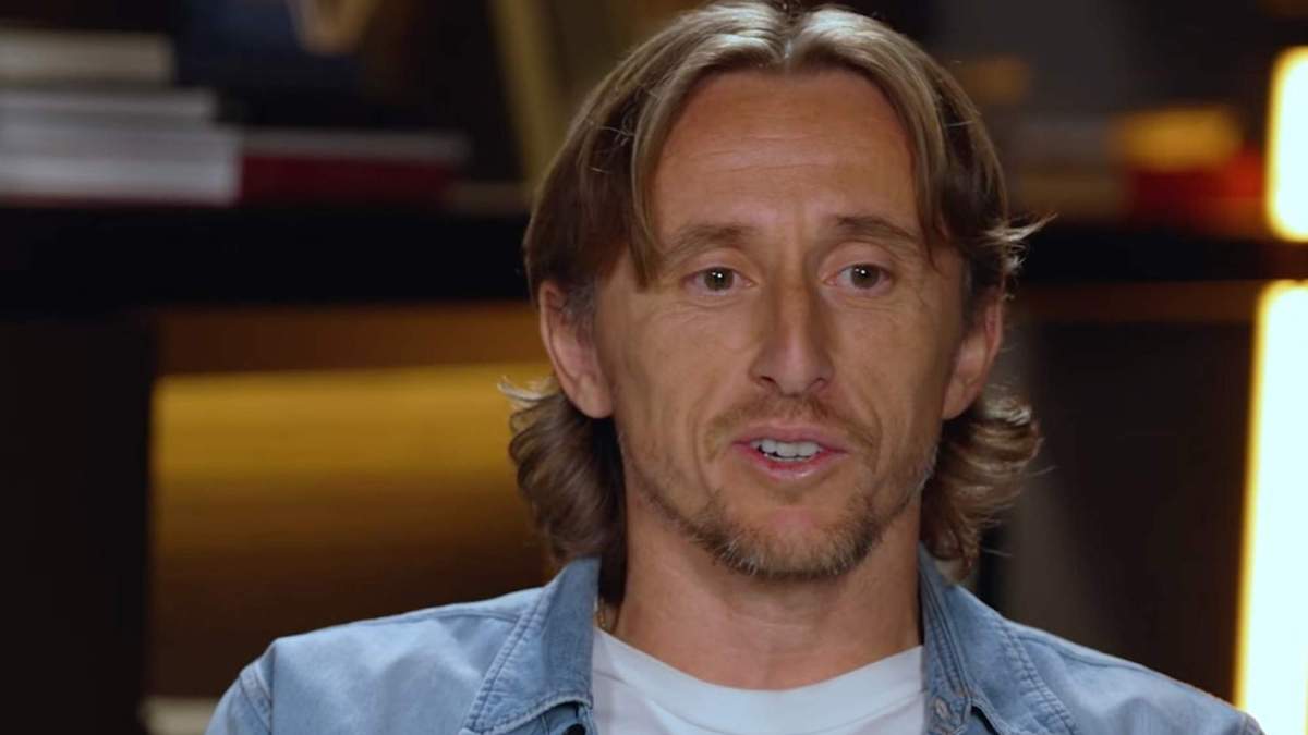 Luka Modric hablando del Real Madrid en una entrevista reciente Luka Modric hablando del Real Madrid en una entrevista reciente