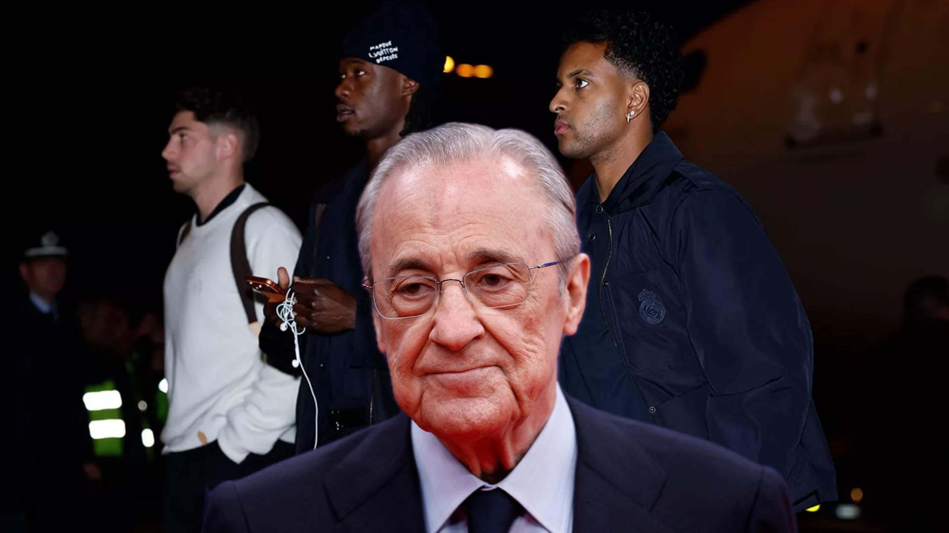 Florentino se pone serio con los jugadores antes del Olympiacos: “Más os vale”