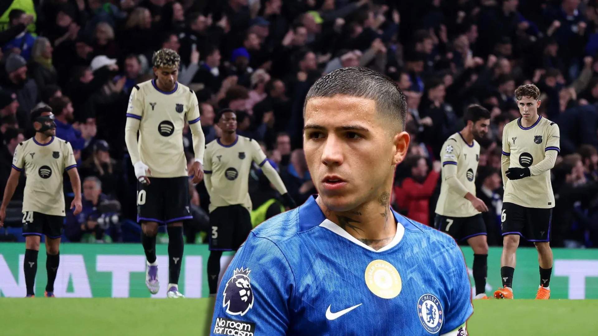 Enzo Fernández se pone la camiseta del Real Madrid y critica al Barça: "Demasiado..."