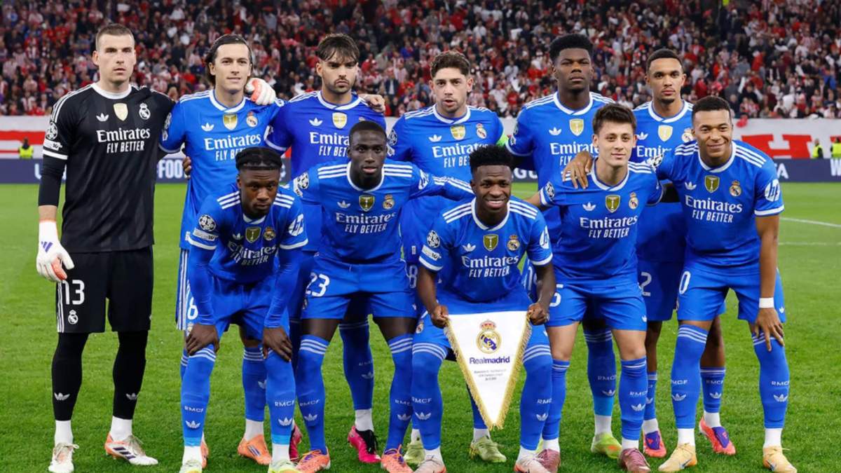 Once del Real Madrid frente al Olympiacos