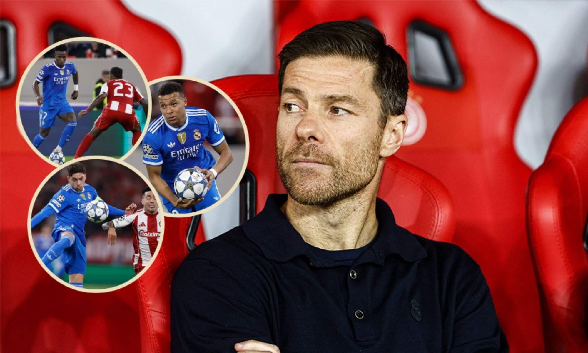 Xabi Alonso sale fortalecido tras ganar en Atenas al Olympiacos después de sus conversaciones con varios jugadores del Real Madrid.