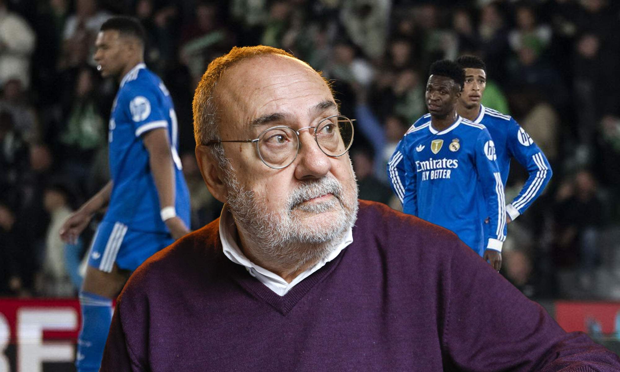 Relaño con jugadores de fondo