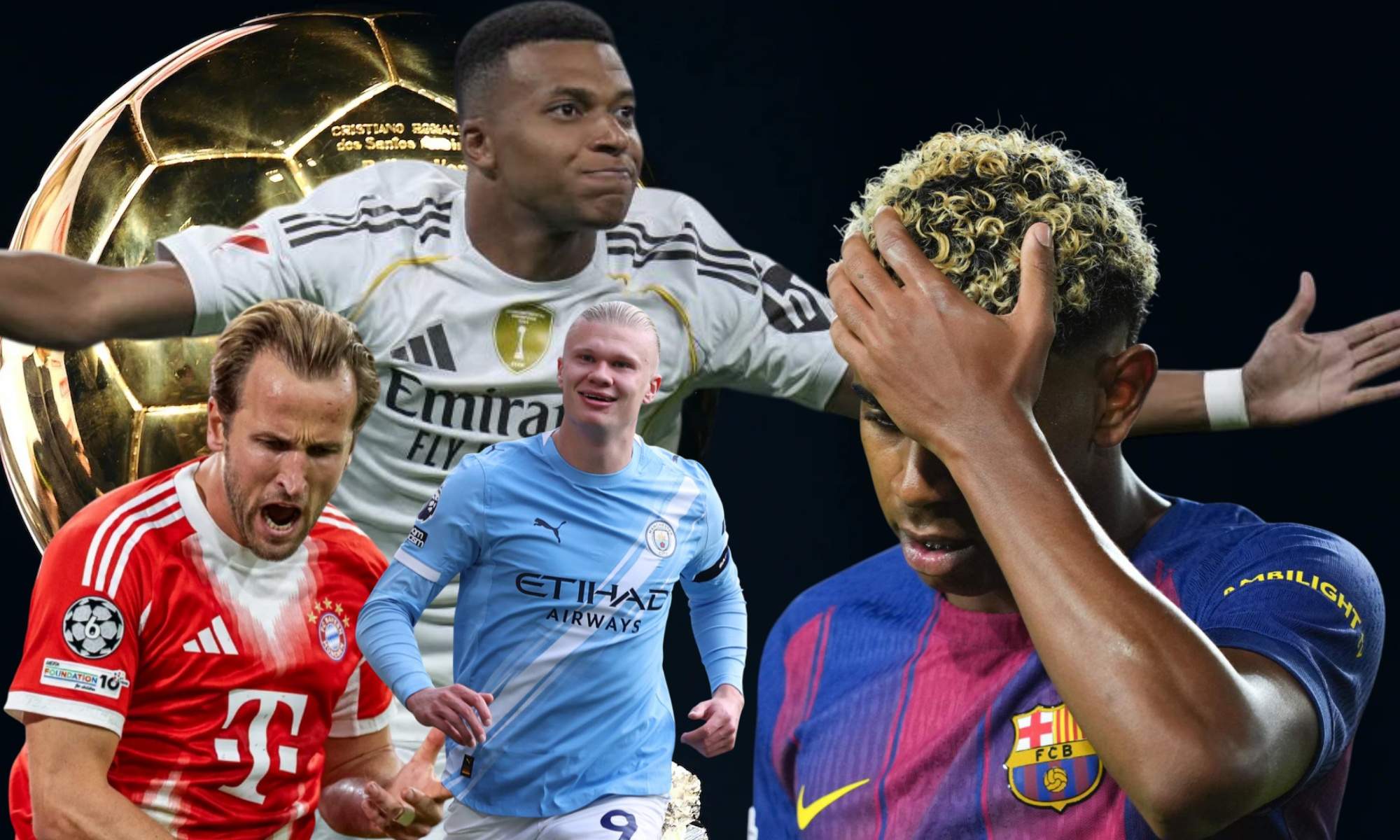 La lista actualizada del Balón de Oro de 2026: Lamine Yamal baja puestos