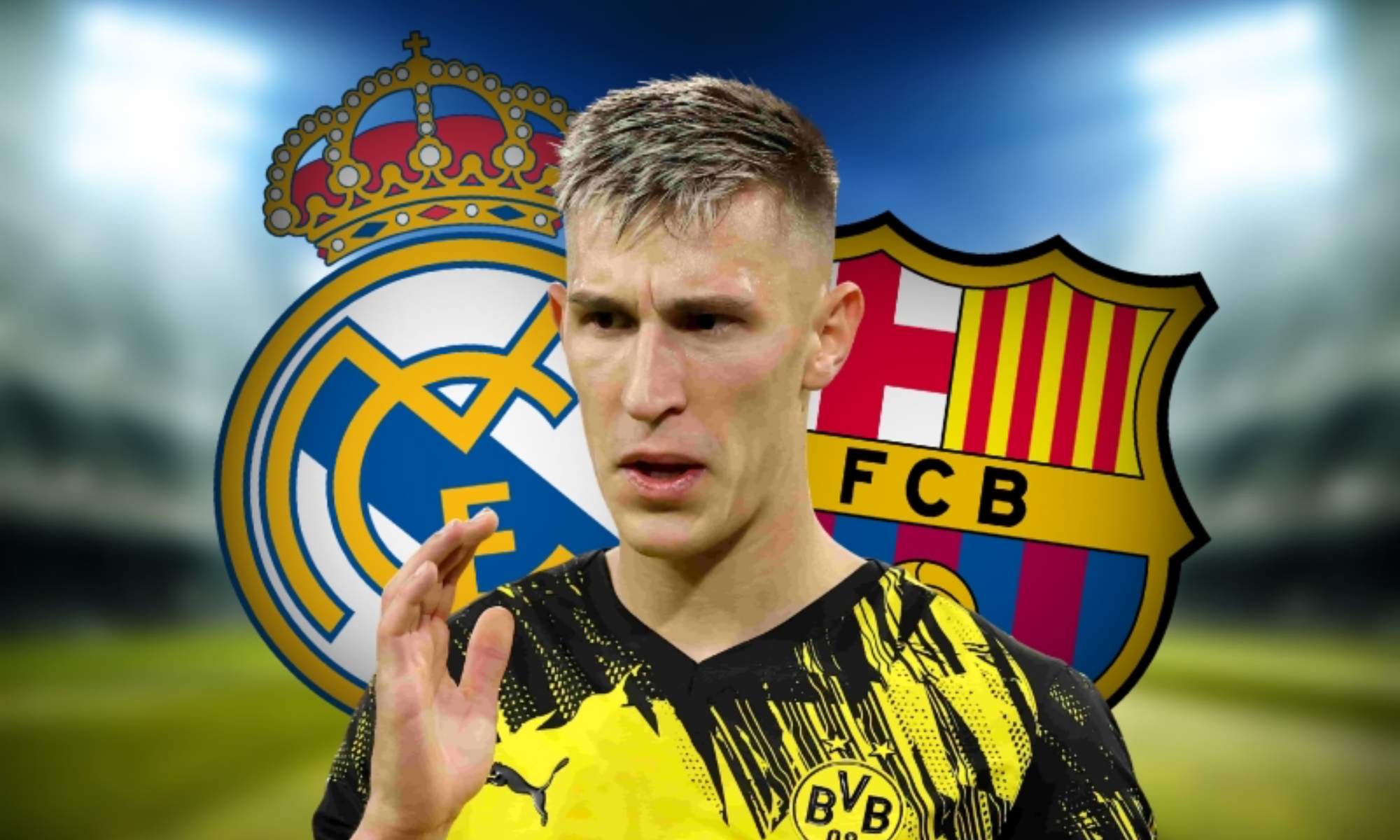 El Real Madrid tiene en su lista a Nico Schlotterbeck para fortalecer el eje de la zaga, aunque el alemán se encuentra en la órbita del Barça igualmente.